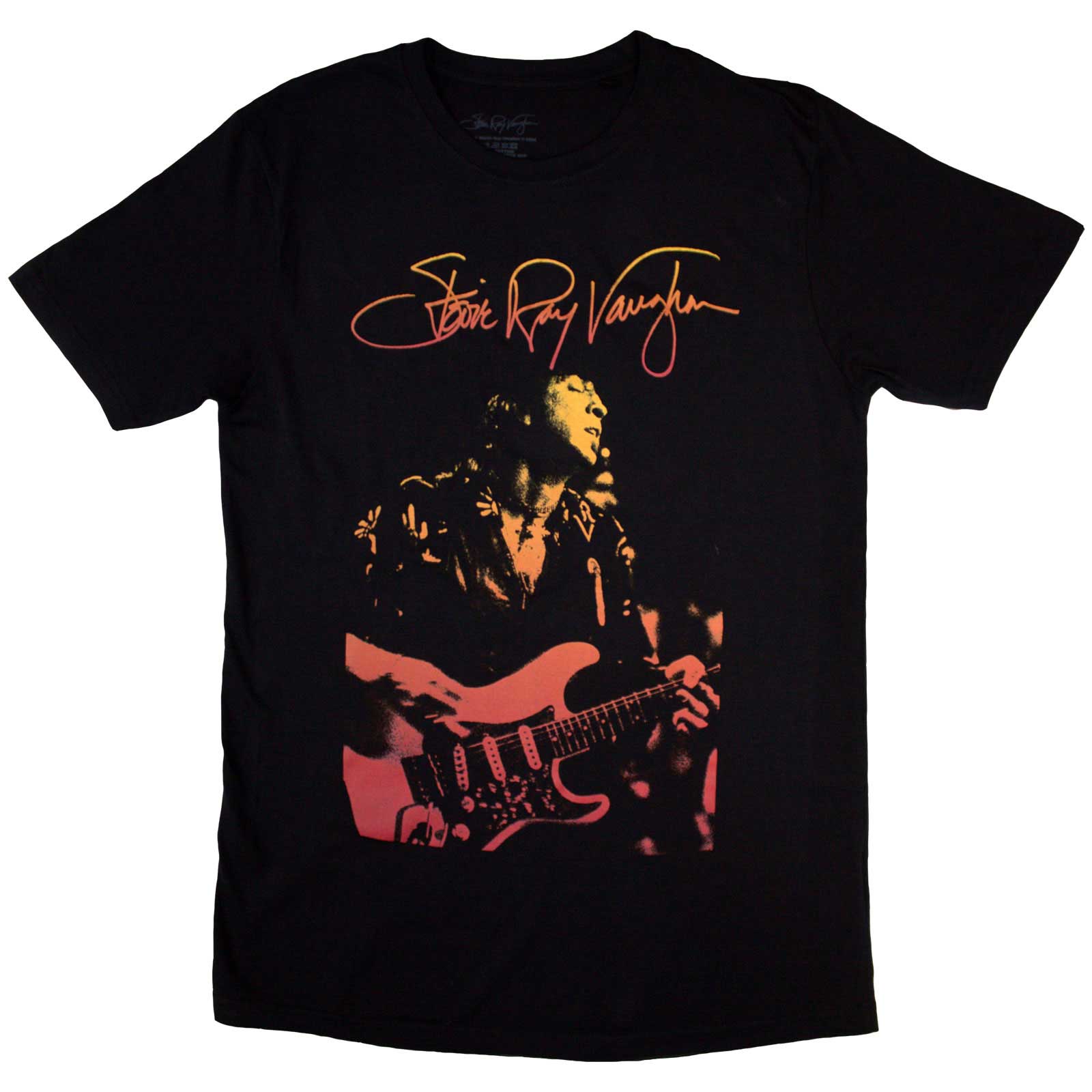 Een foto van een Stevie Ray Vaughan T-Shirt