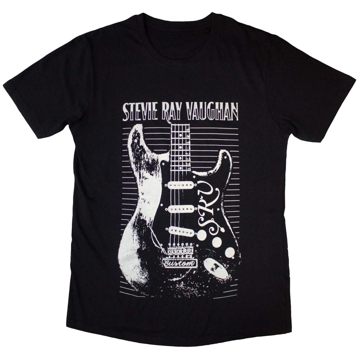 Een foto van een Stevie Ray Vaughan T-Shirt