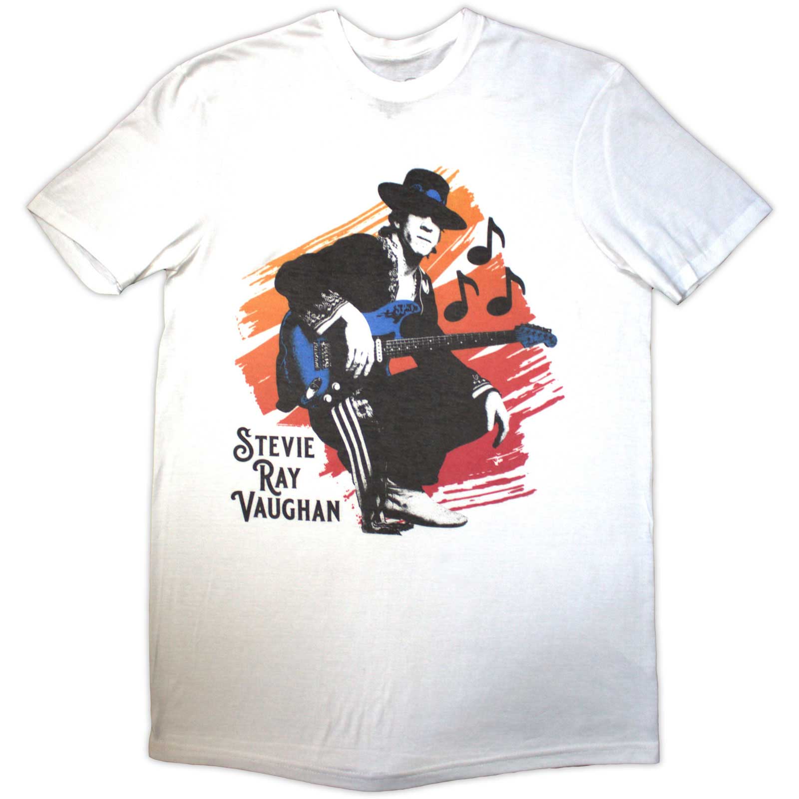 Een foto van een Stevie Ray Vaughan T-Shirt