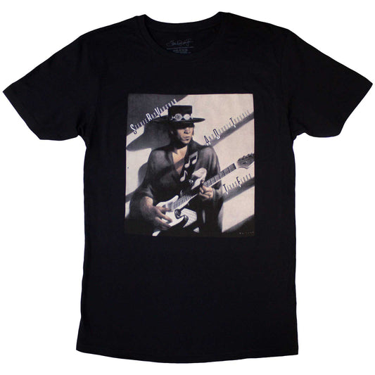 Een foto van een Stevie Ray Vaughan T-Shirt