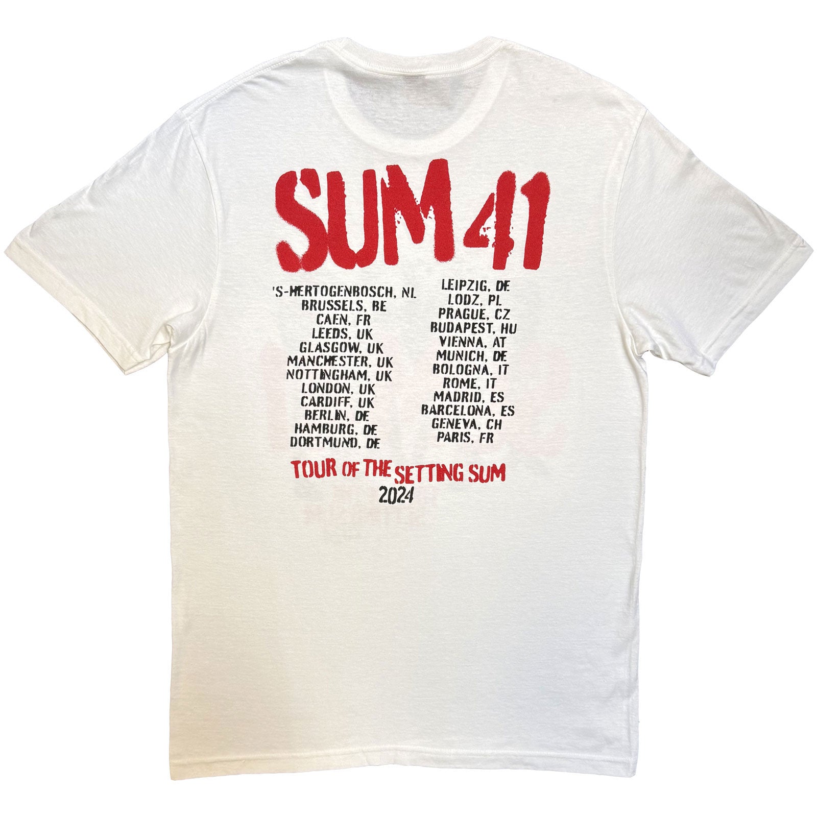 Een foto van een Sum 41 T-Shirt