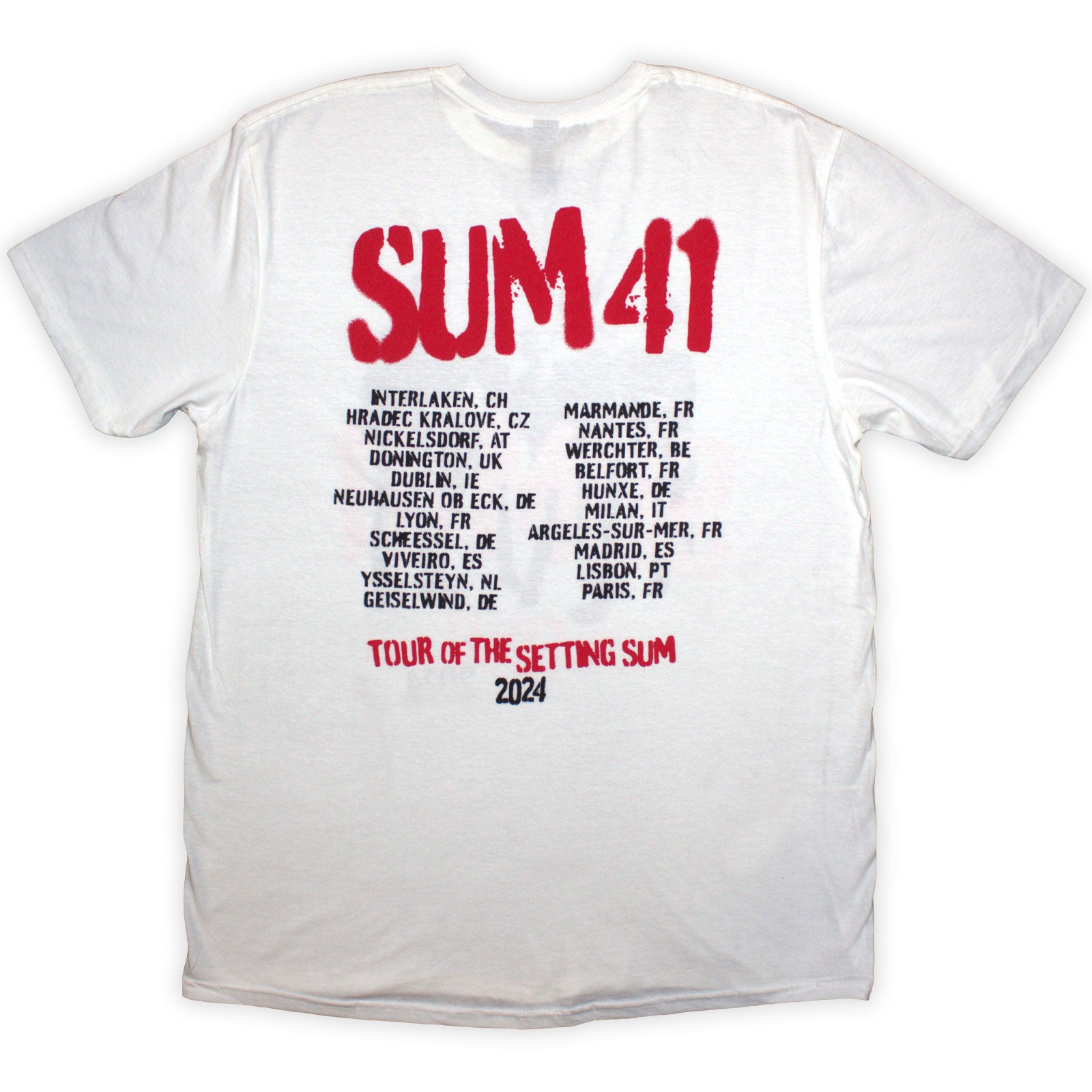 Een foto van een Sum 41 T-Shirt