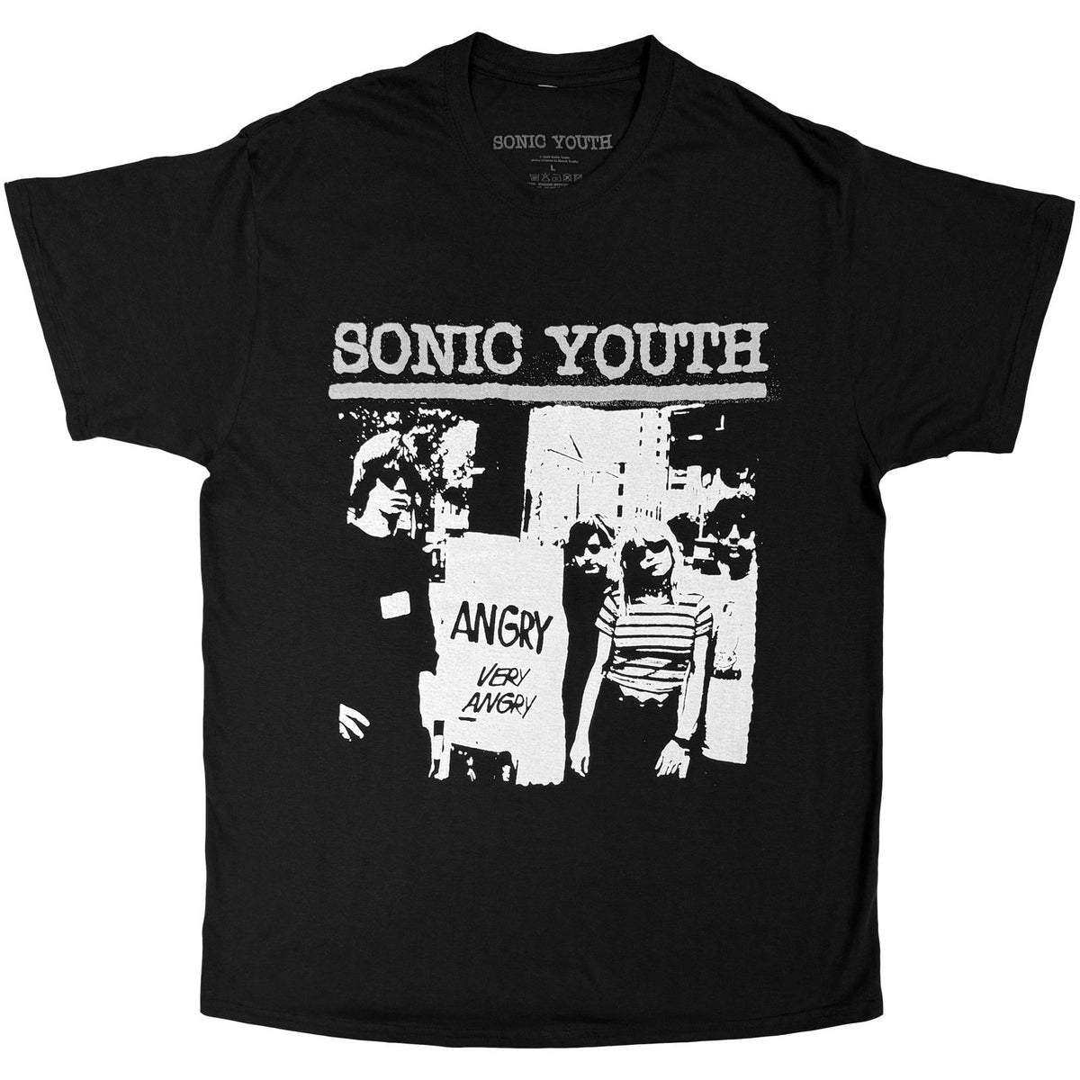 Een foto van een Sonic Youth T-Shirt