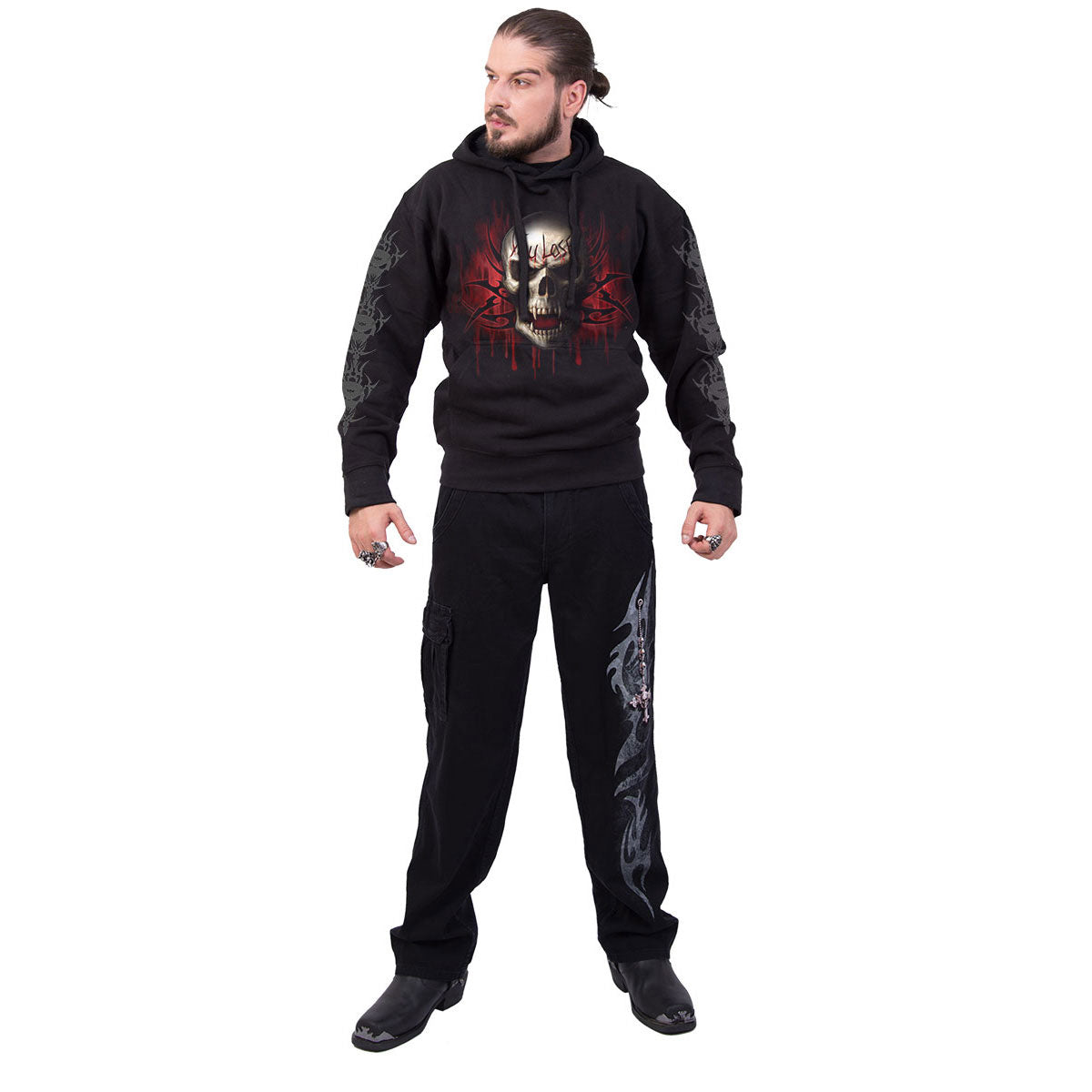 Een foto van een Spiral Pullover Hoodie