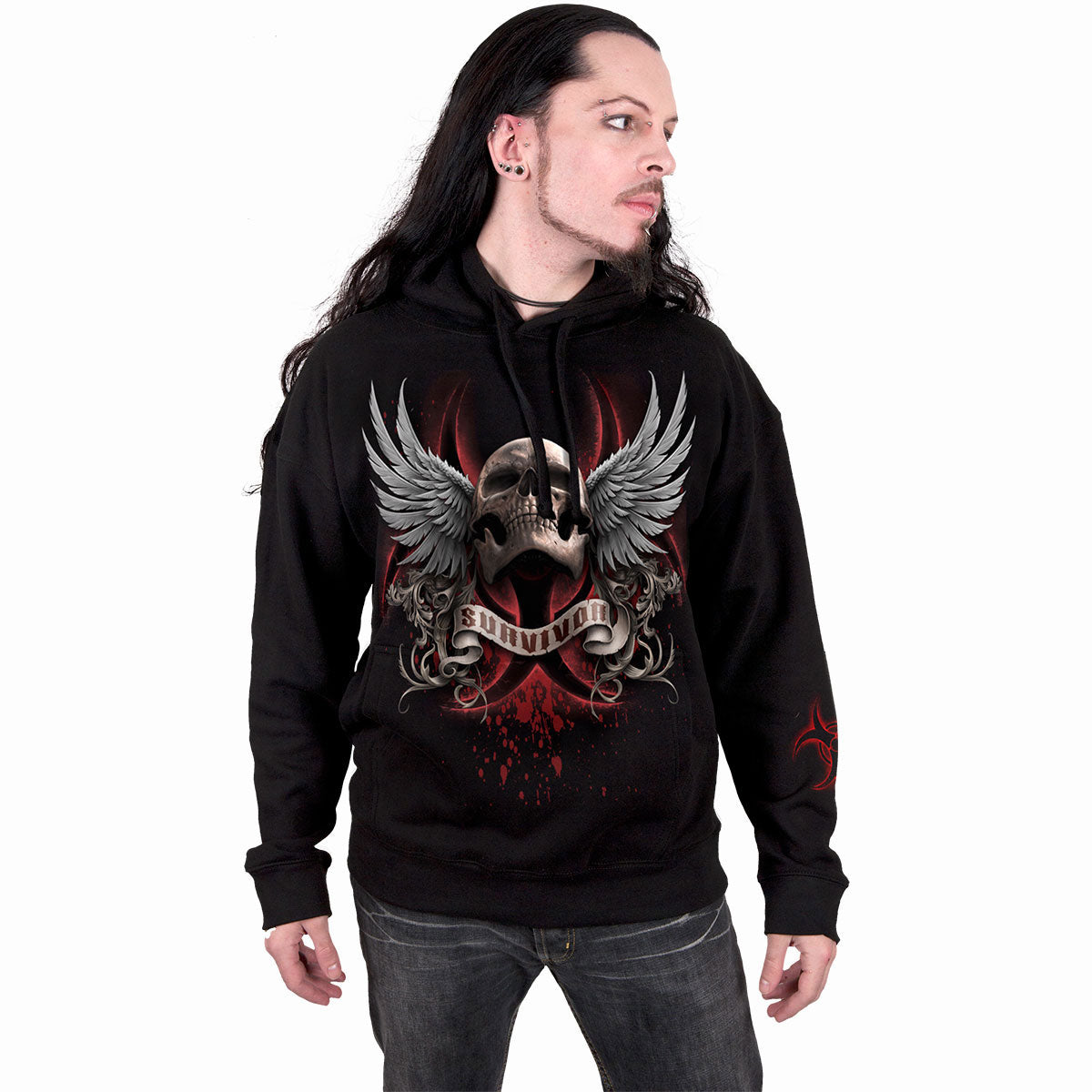 Een foto van een Spiral Hoodie