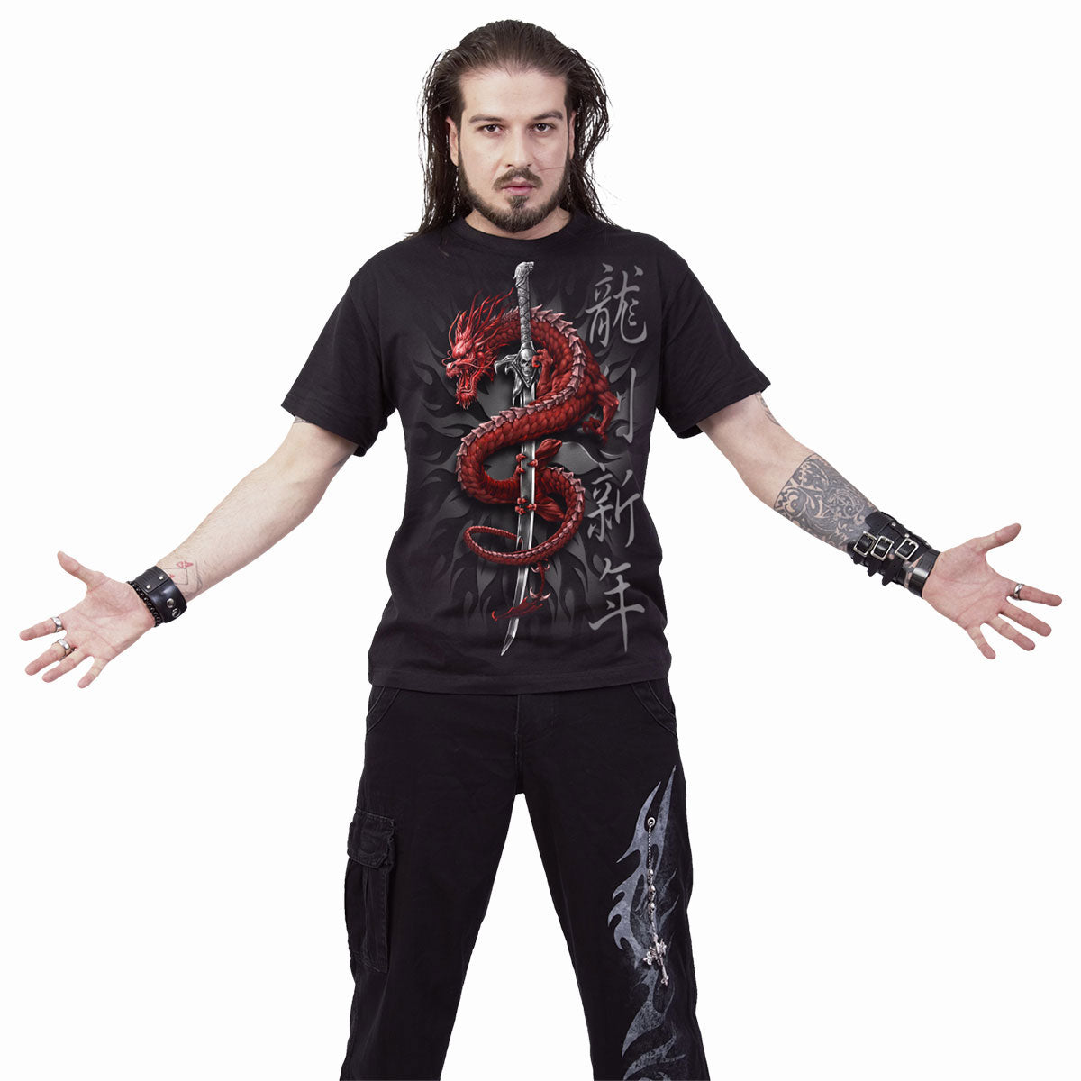 Een foto van een Spiral T-Shirt