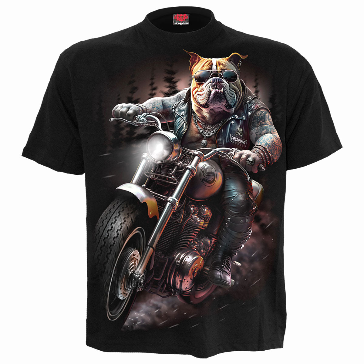 Een foto van een Spiral T-Shirt