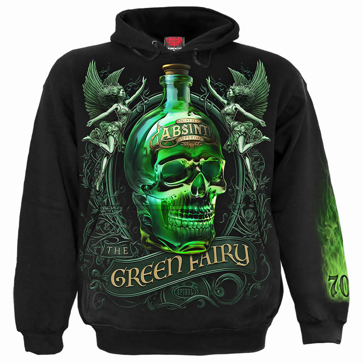 Een foto van een Spiral Hoodie