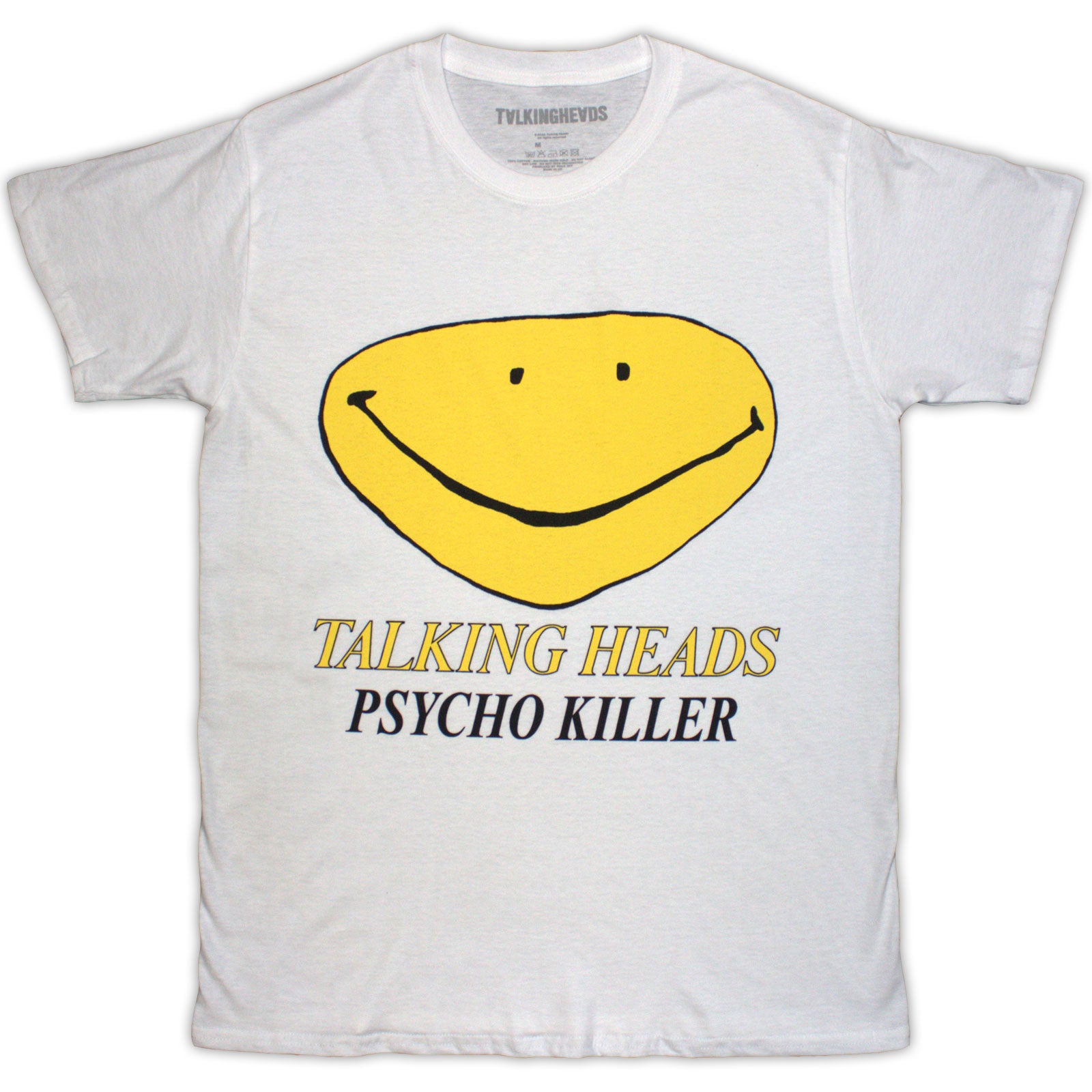 Een foto van een Talking Heads T-Shirt