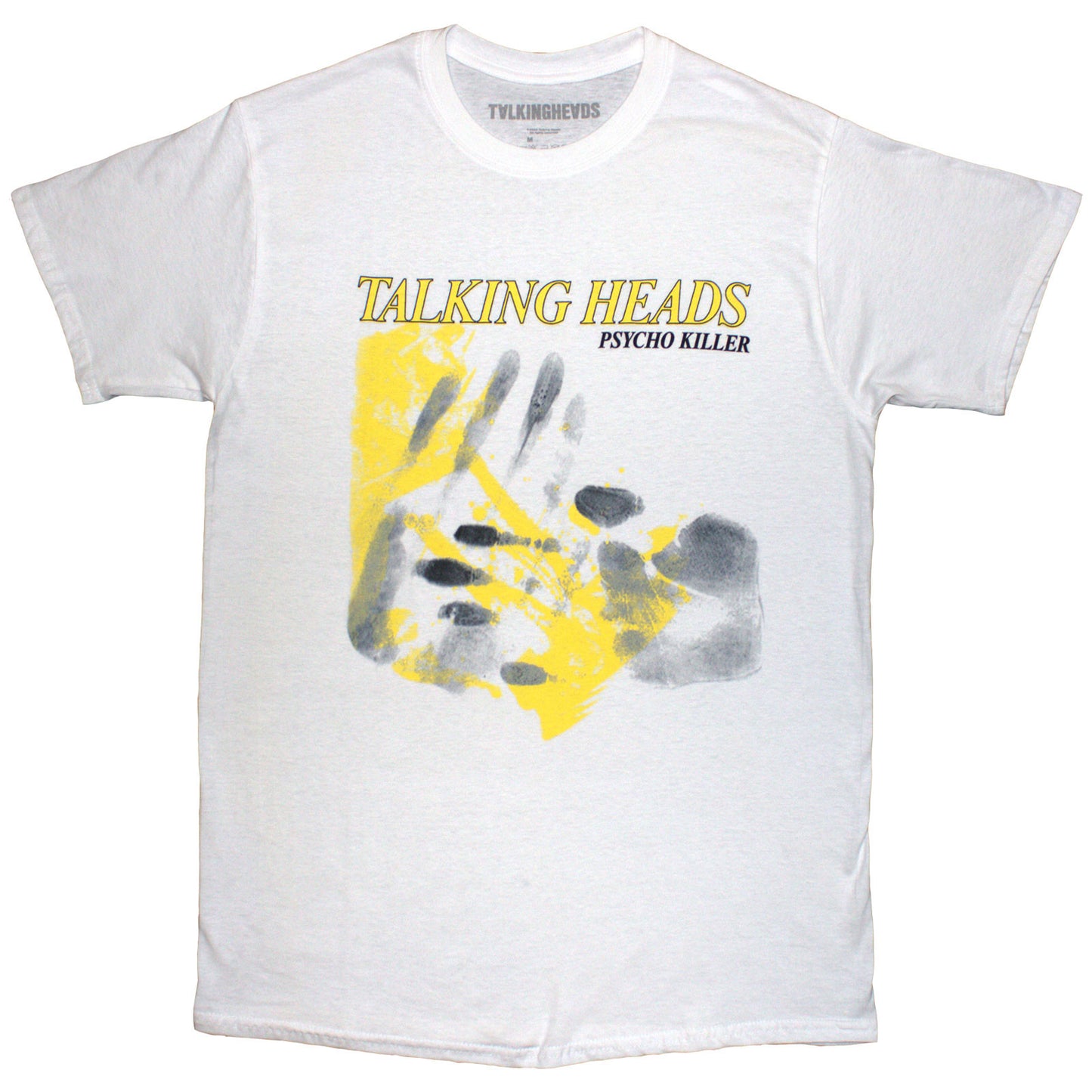 Een foto van een Talking Heads T-Shirt