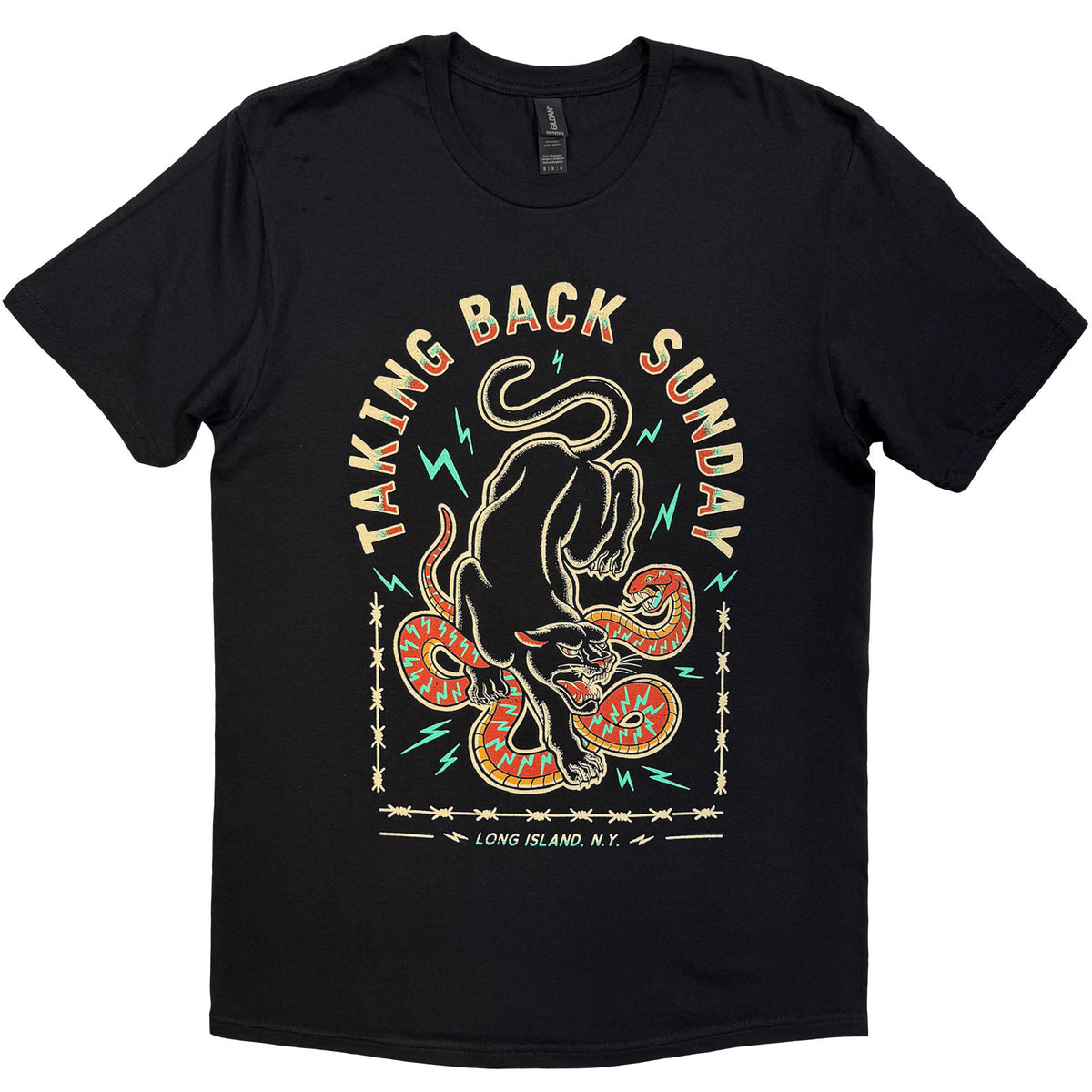 Een foto van een Taking Back Sunday T-Shirt