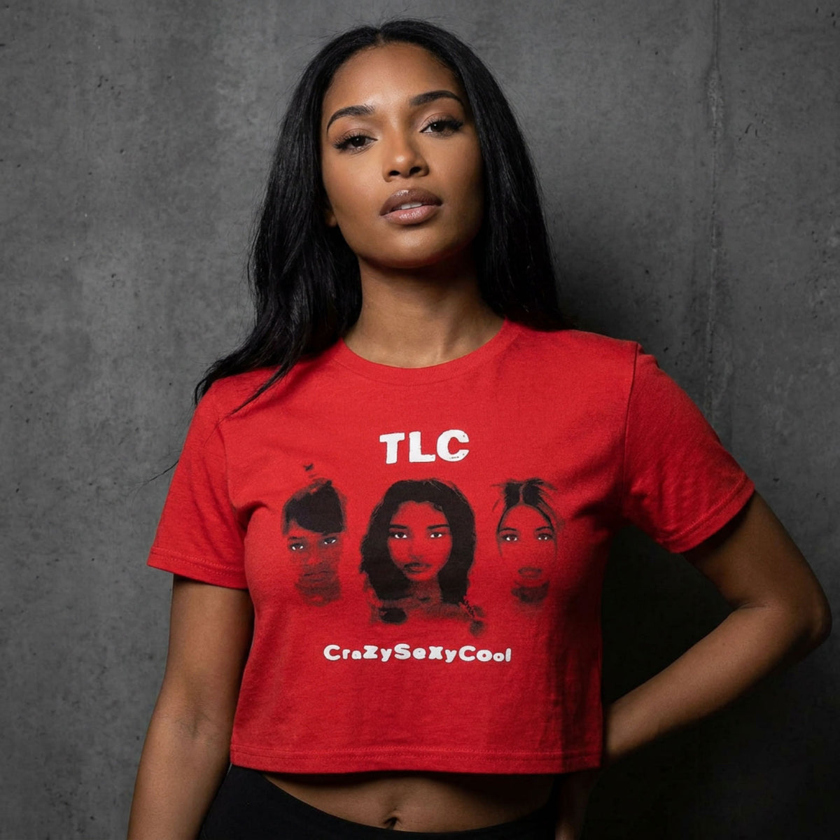 Een foto van een TLC Crop Top