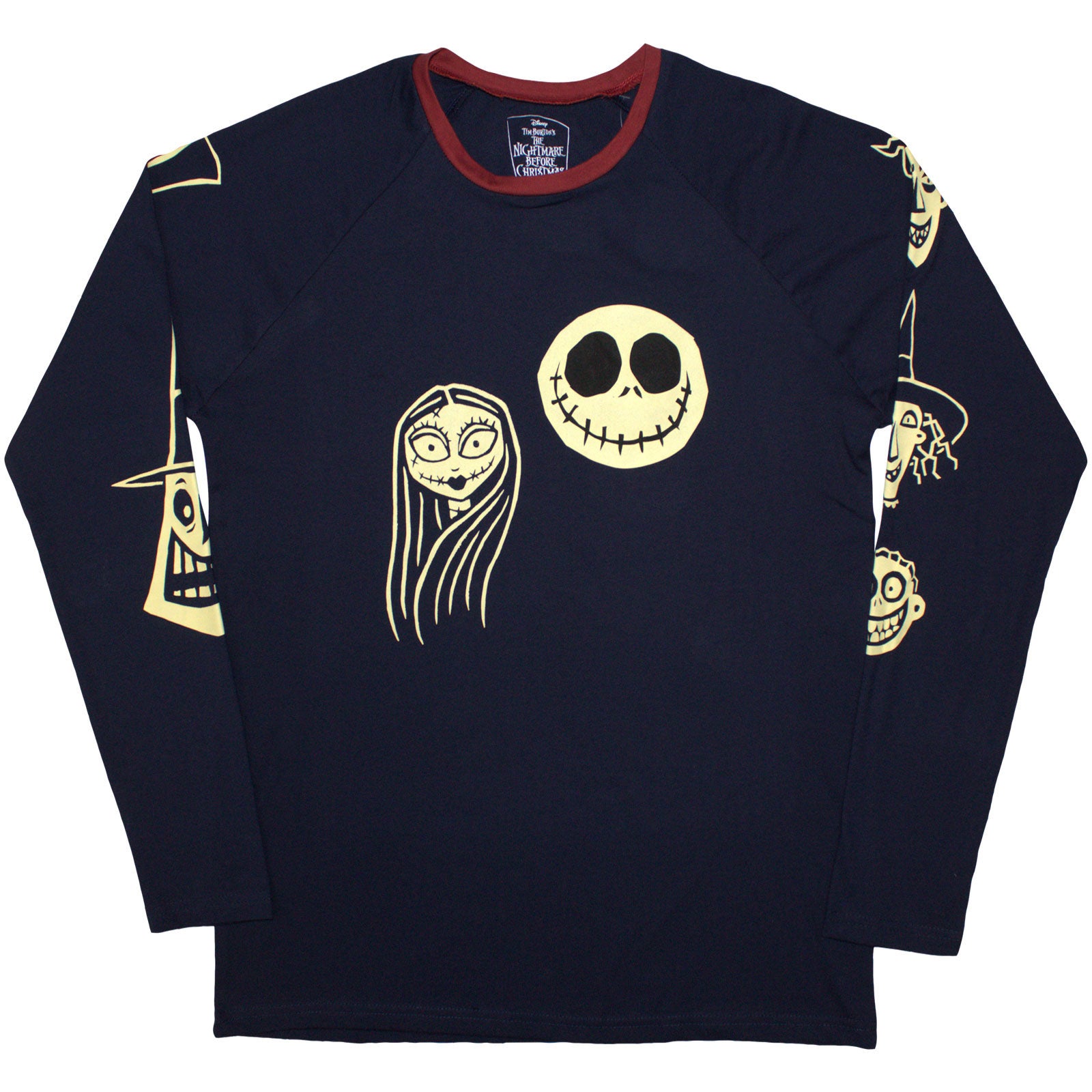 Een foto van een The Nightmare Before Christmas Lange Mouw T-Shirt