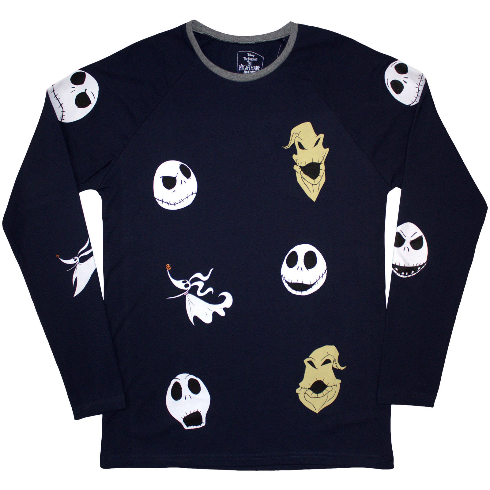 Een foto van een The Nightmare Before Christmas Lange Mouw T-Shirt