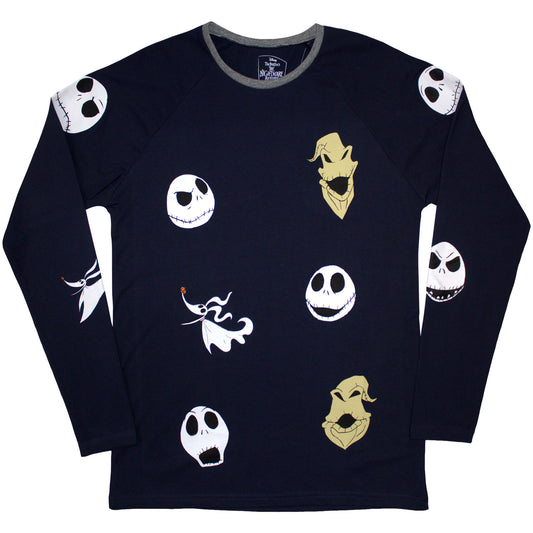 Een foto van een The Nightmare Before Christmas Lange Mouw T-Shirt