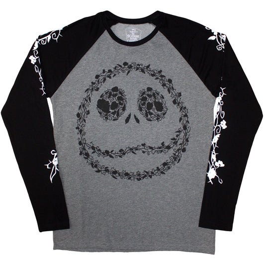 Een foto van een The Nightmare Before Christmas Raglan T-Shirt