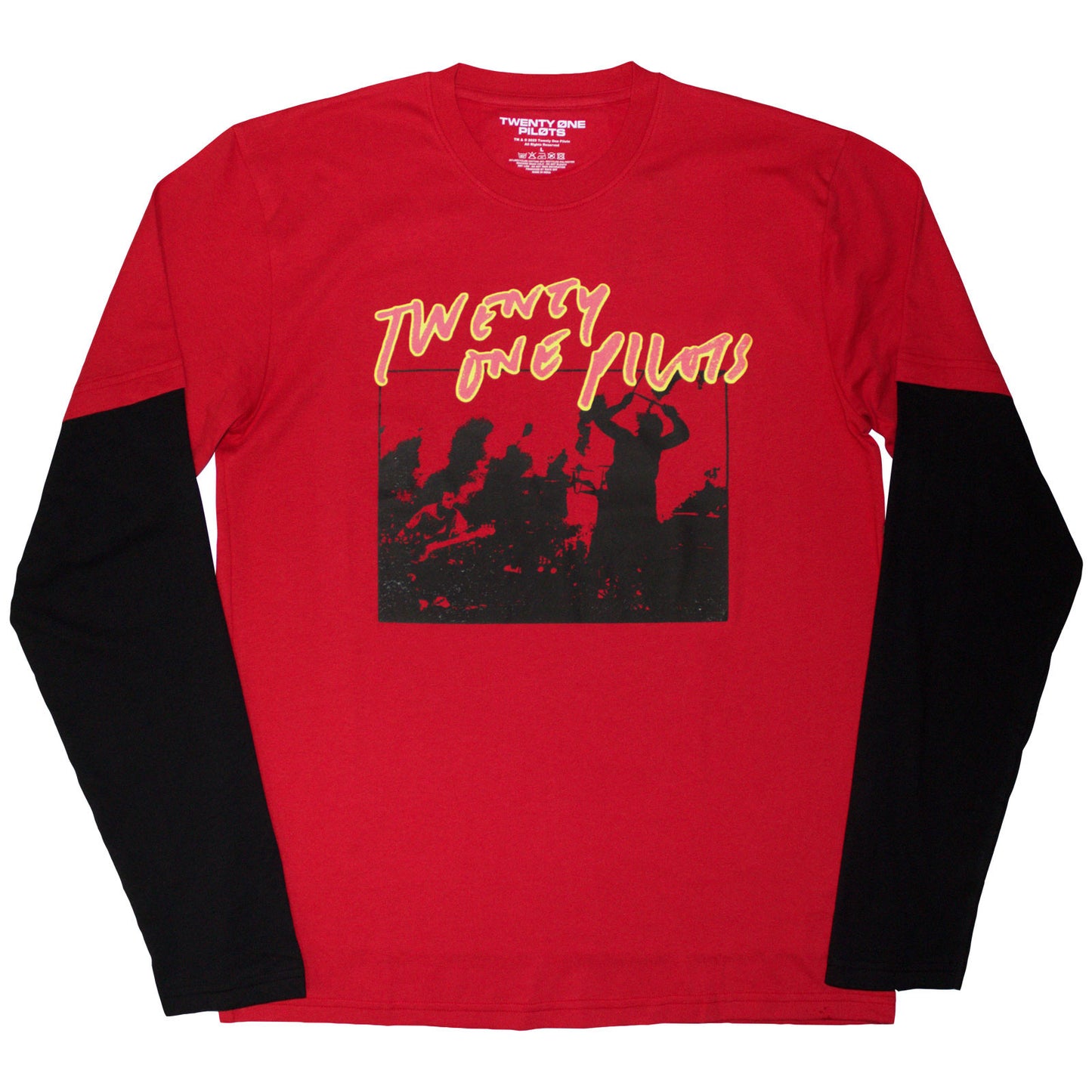 Een foto van een Twenty One Pilots T-Shirt