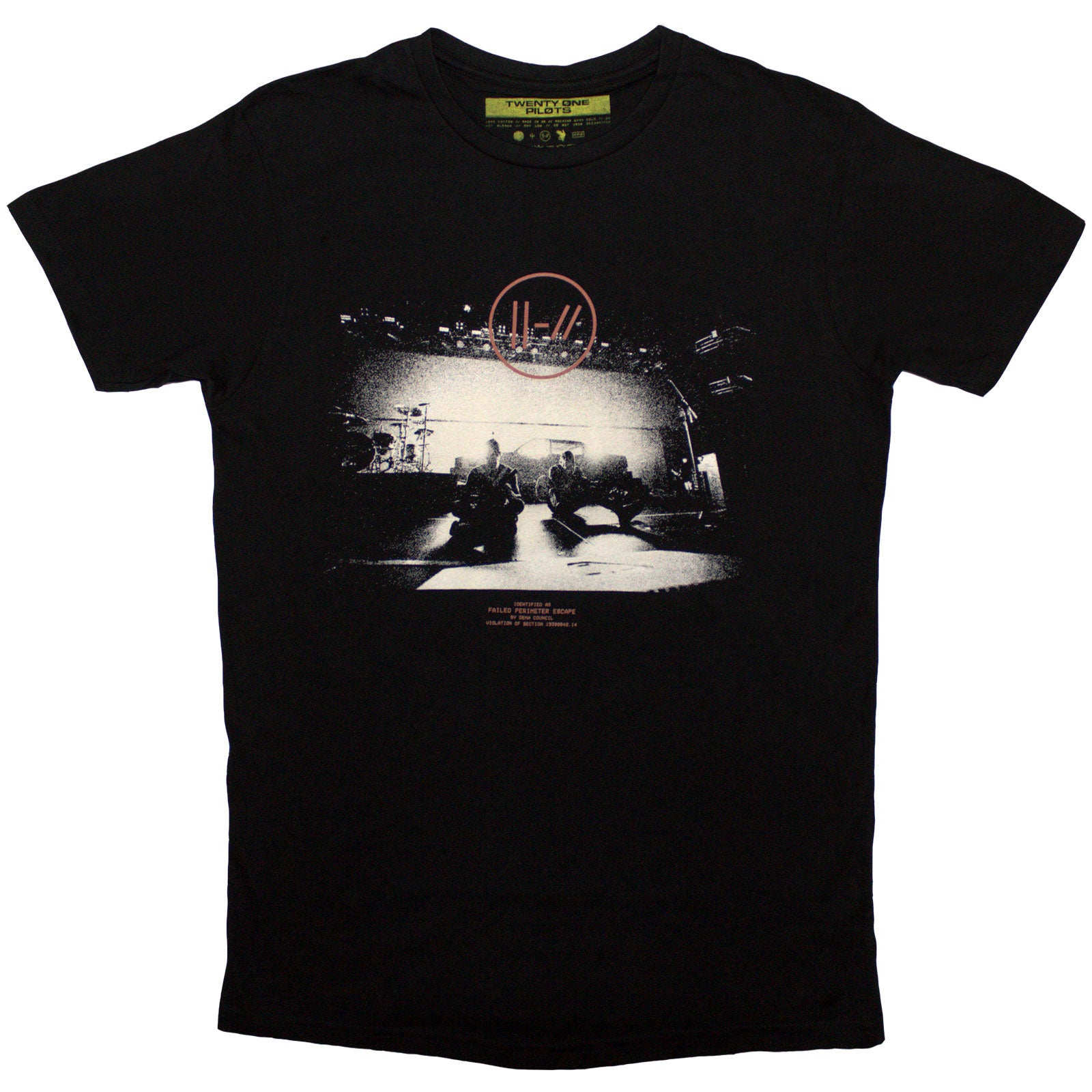 Een foto van een Twenty One Pilots T-Shirt