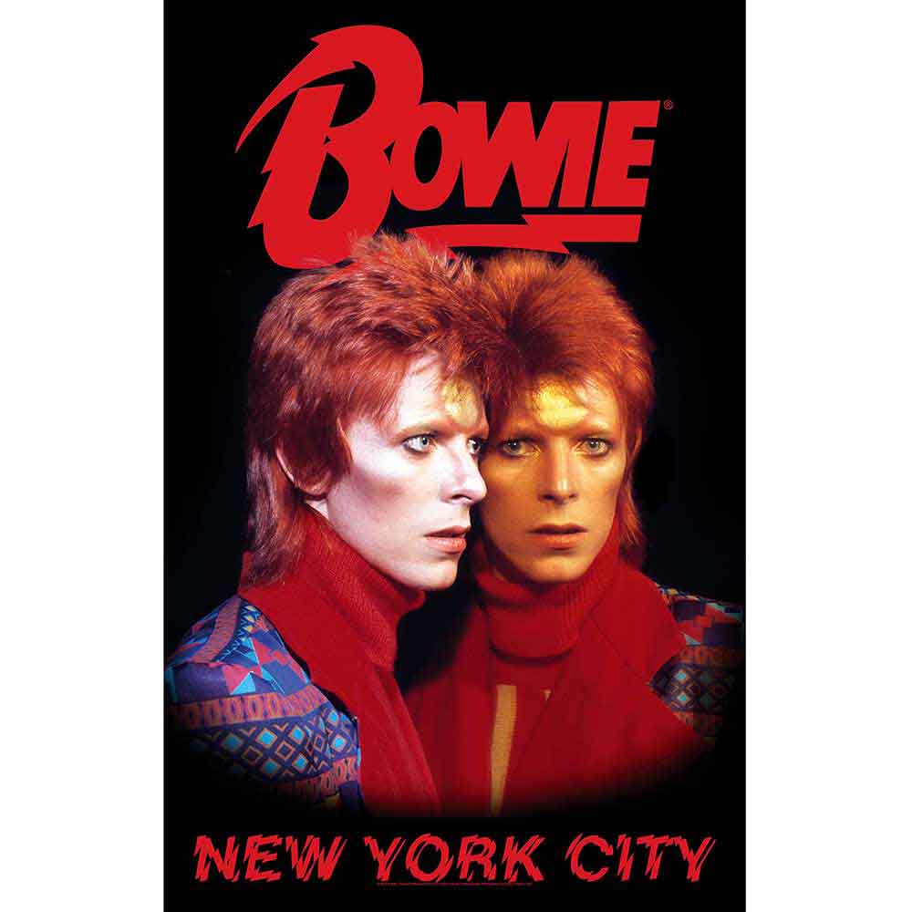Een foto van een David Bowie Textiel Poster