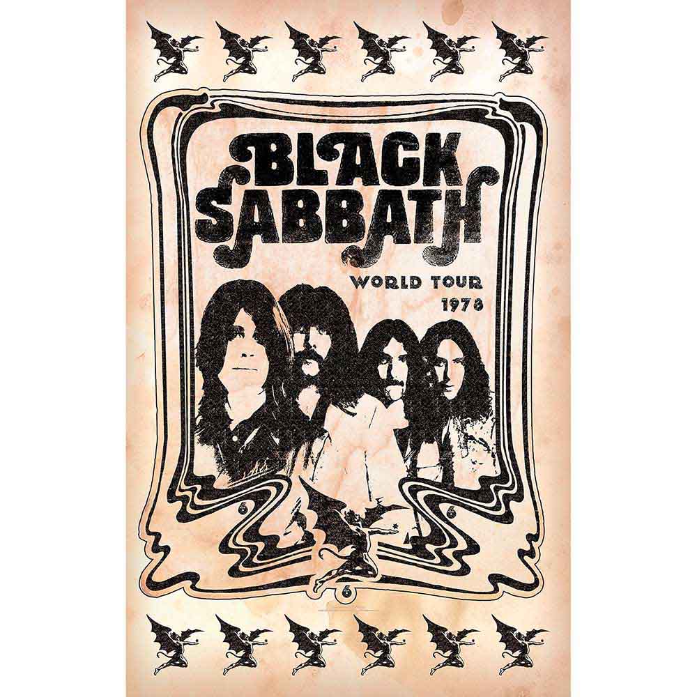 Een foto van een Black Sabbath Textiel Poster