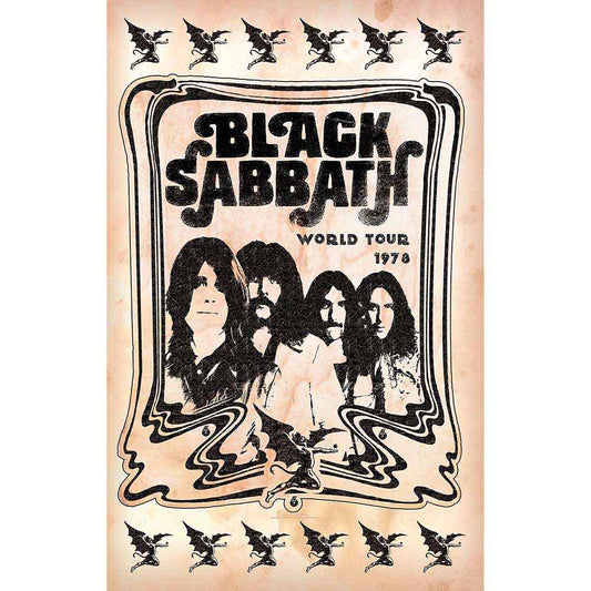 Een foto van een Black Sabbath Textiel Poster