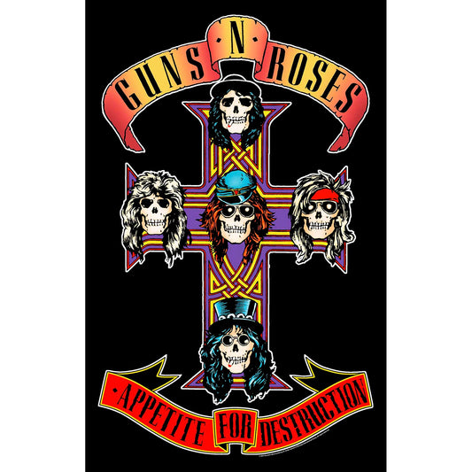 Een foto van een Guns N' Roses Textiel Poster