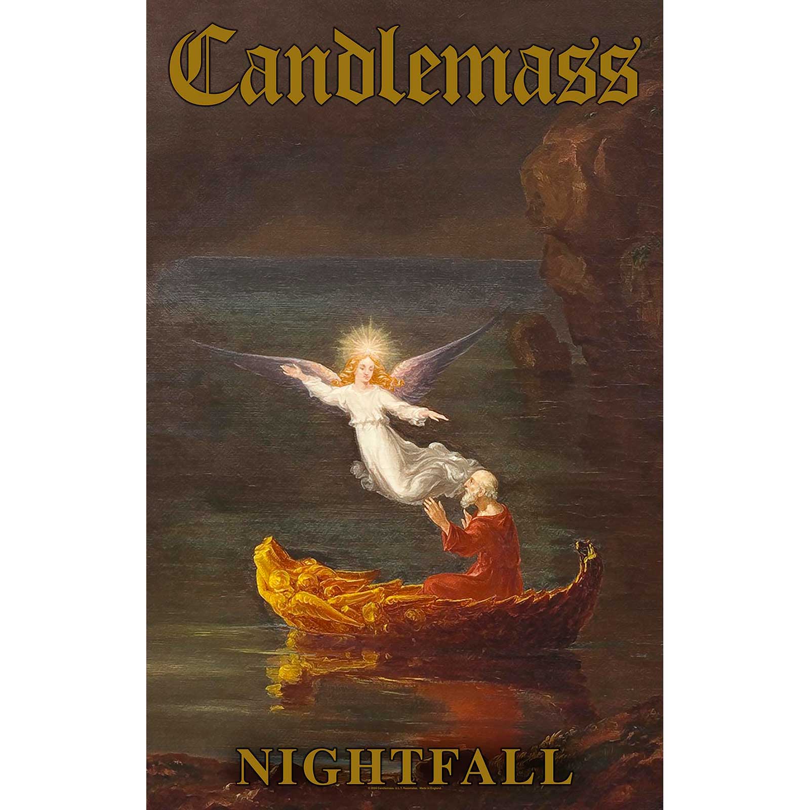 Een foto van een Candlemass Textiel Poster