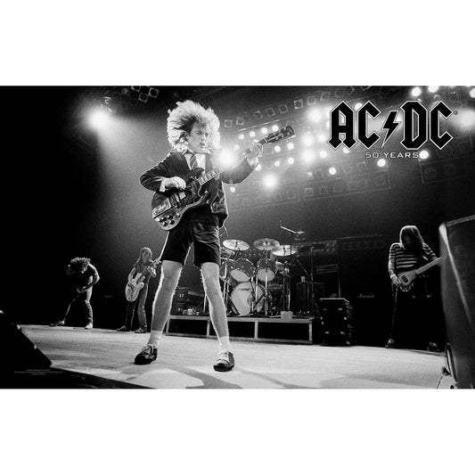 Een foto van een AC/DC Textiel Poster