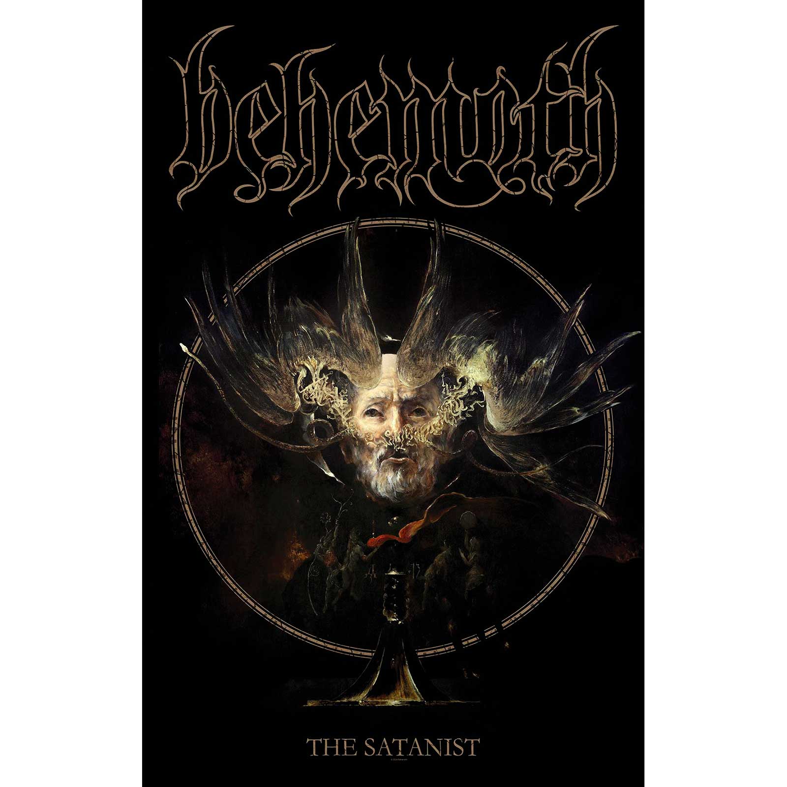 Een foto van een Behemoth Textiel Poster
