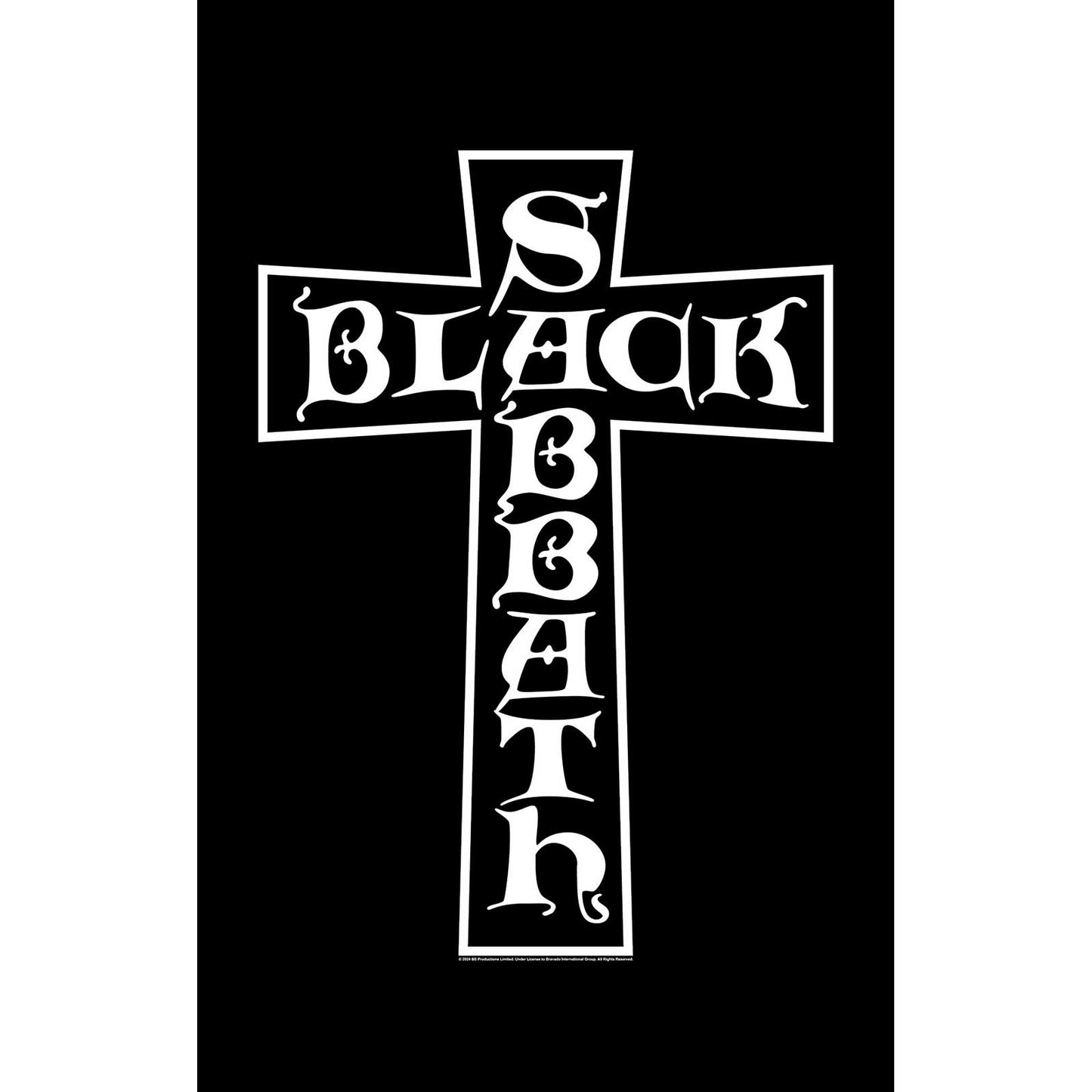 Een foto van een Black Sabbath Textiel Poster