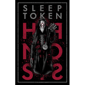 Een foto van een Sleep Token Textiel Poster