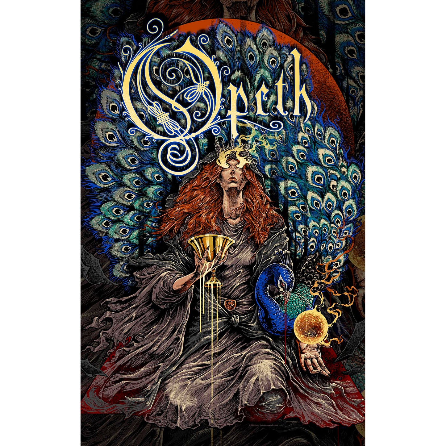 Een foto van een Opeth Textiel Poster