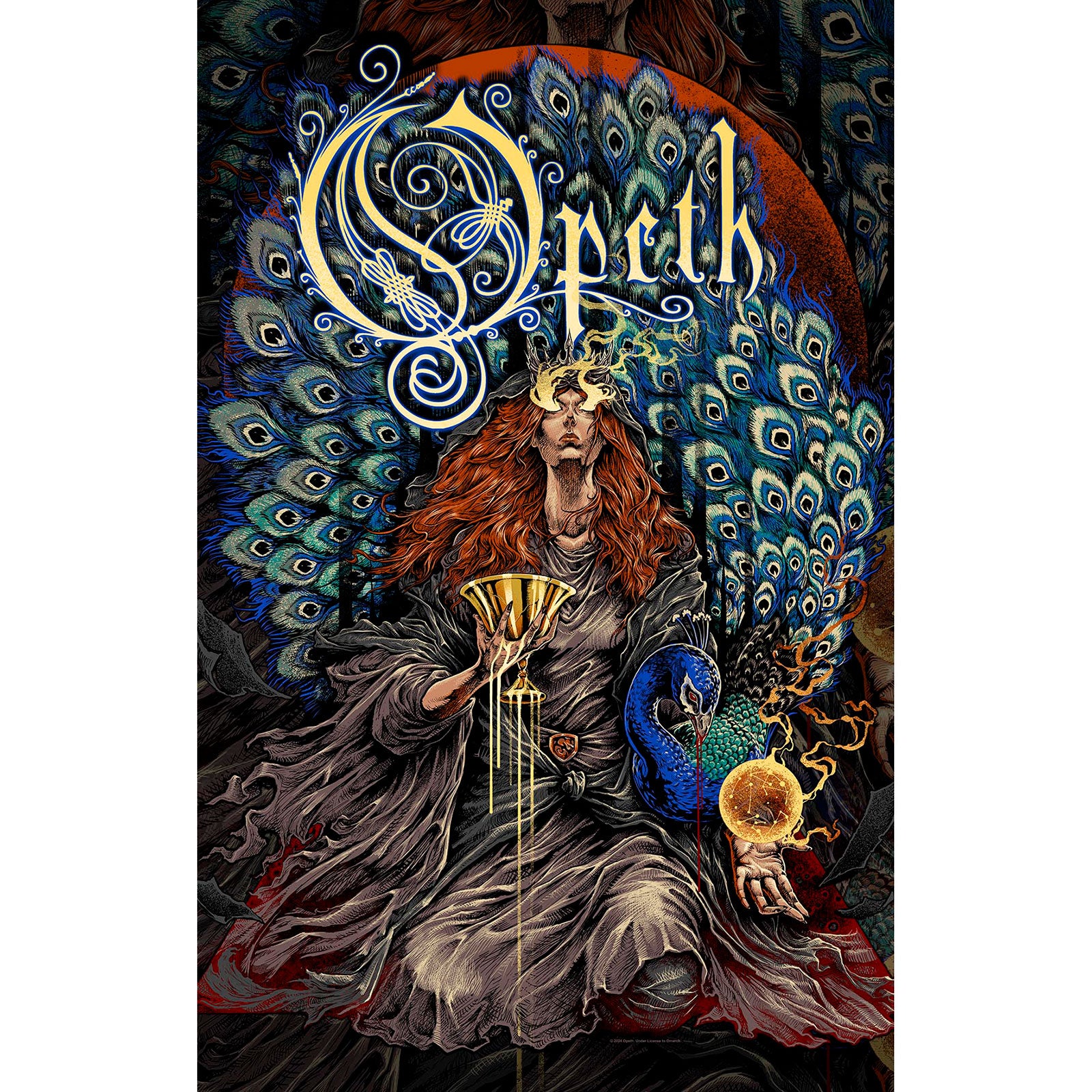 Een foto van een Opeth Textiel Poster