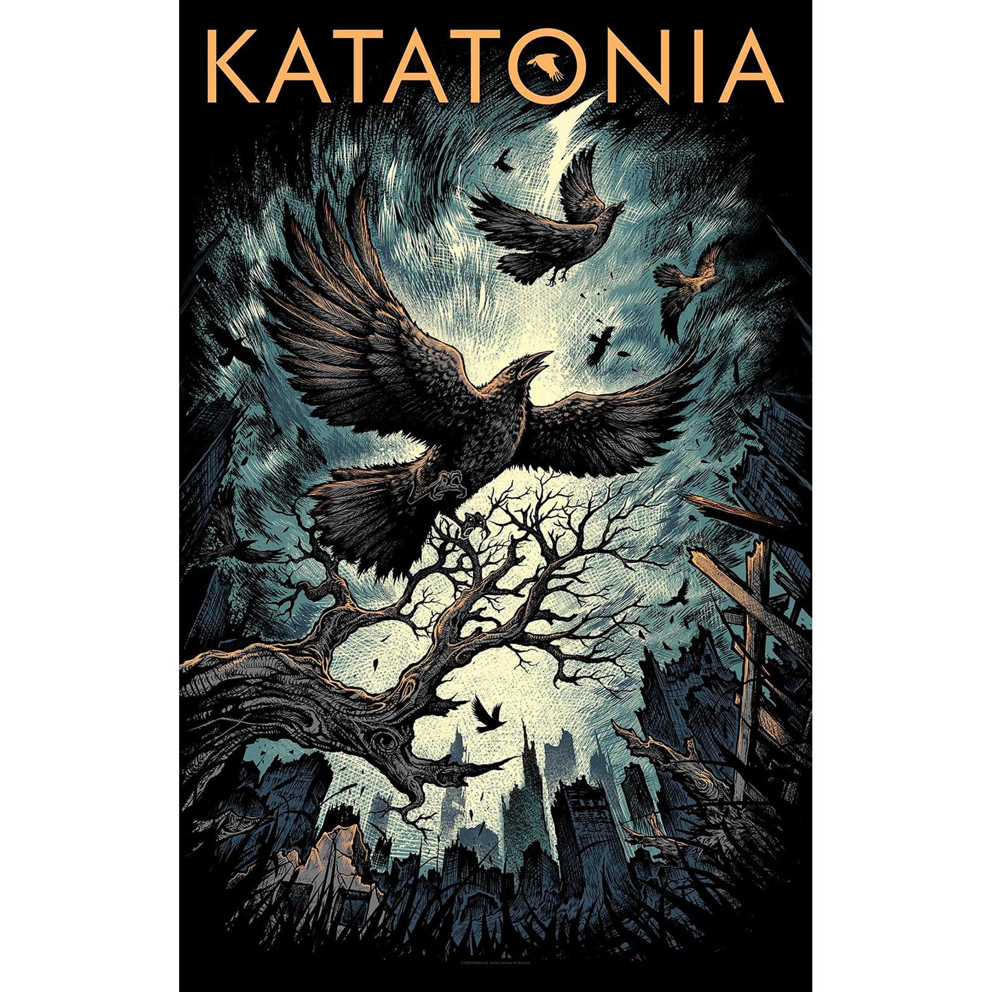 Een foto van een Katatonia Textiel Poster