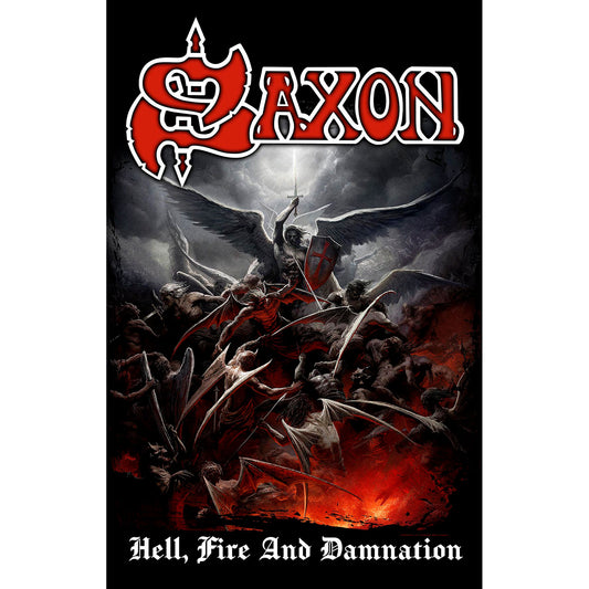 Een foto van een Saxon Textiel Poster