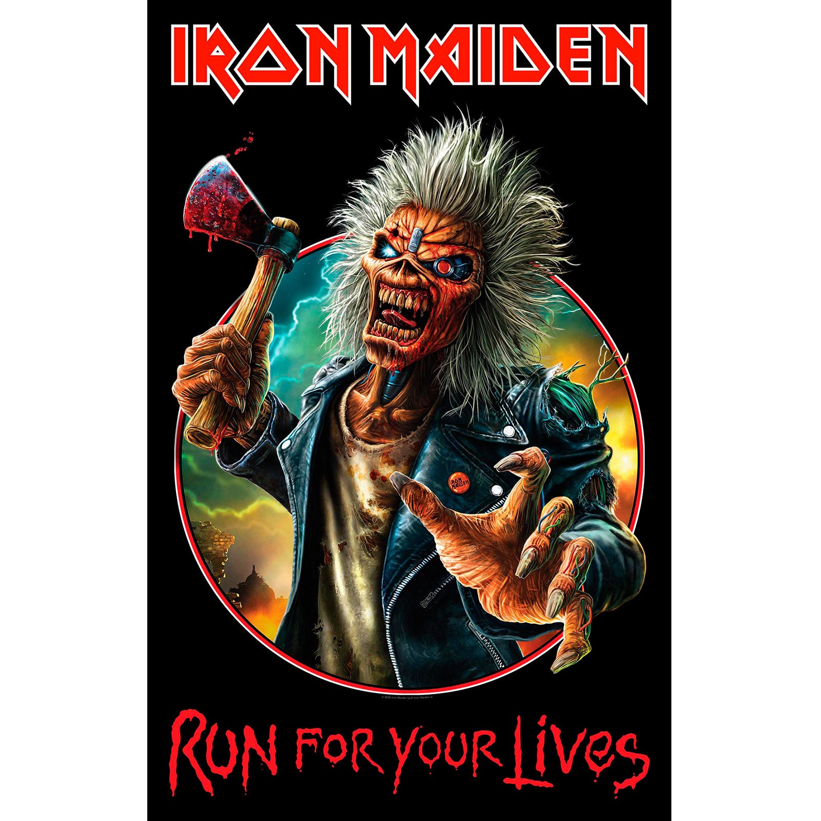Een foto van een Iron Maiden Poster