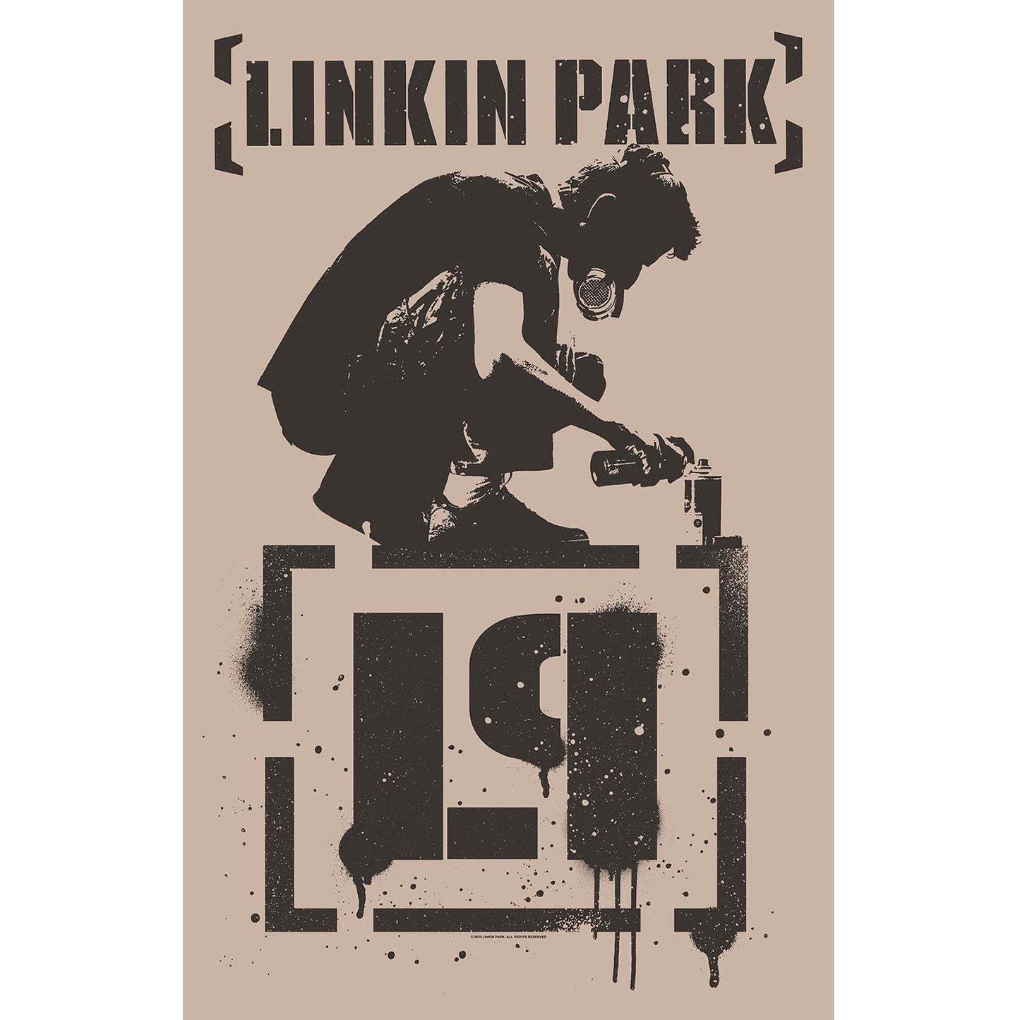 Een foto van een Linkin Park Poster