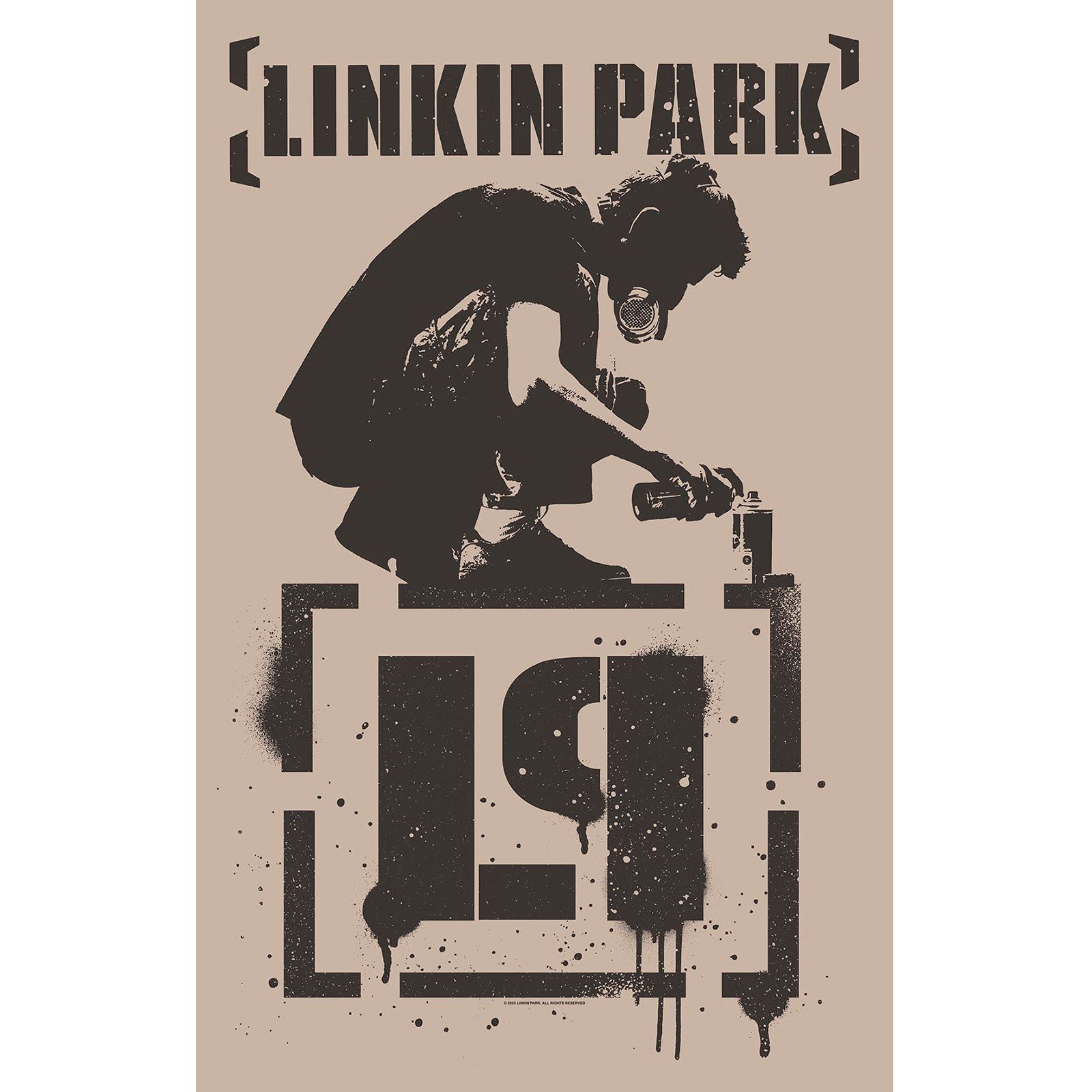 Een foto van een Linkin Park Poster