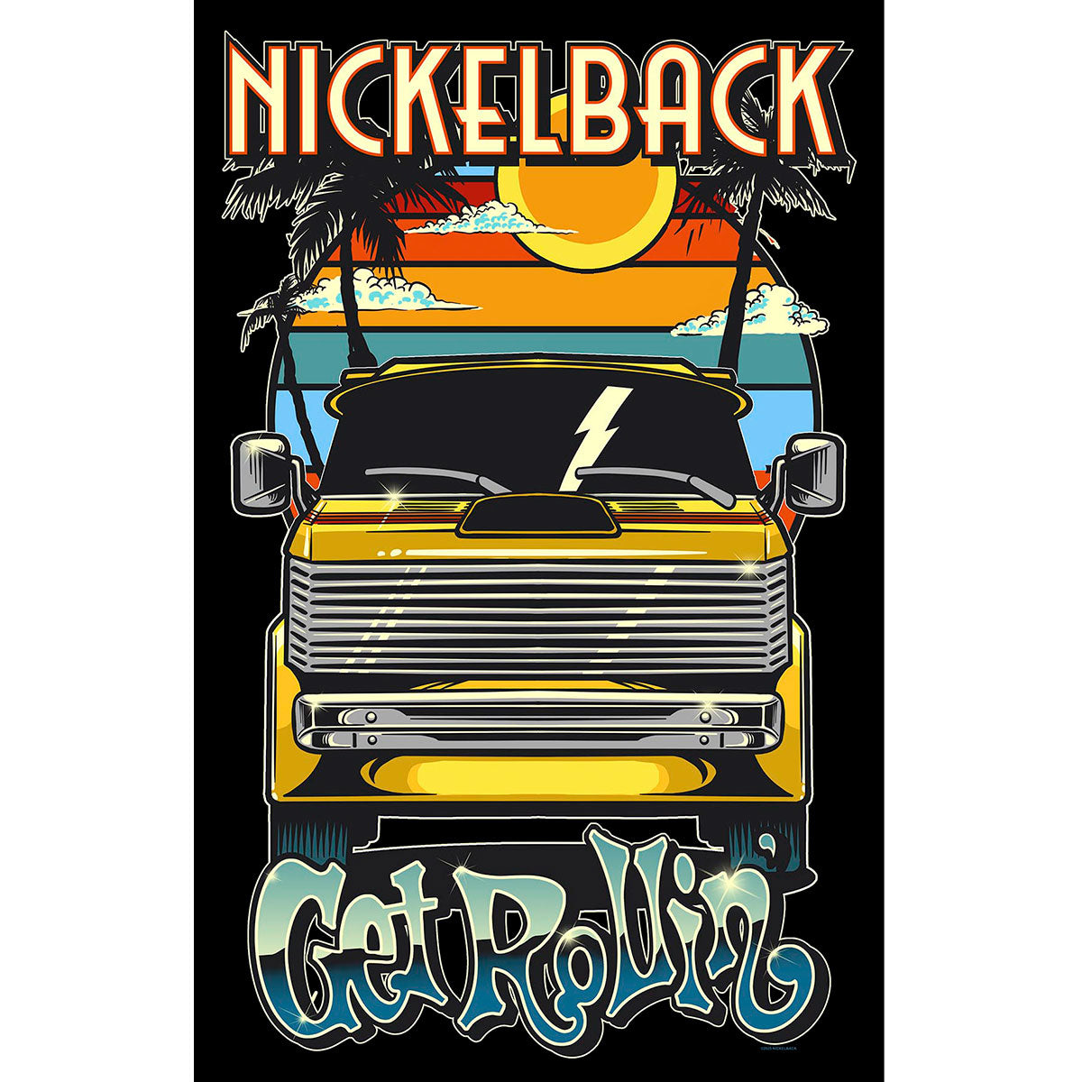 Een foto van een Nickelback Poster