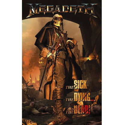 Een foto van een Megadeth Textielposter