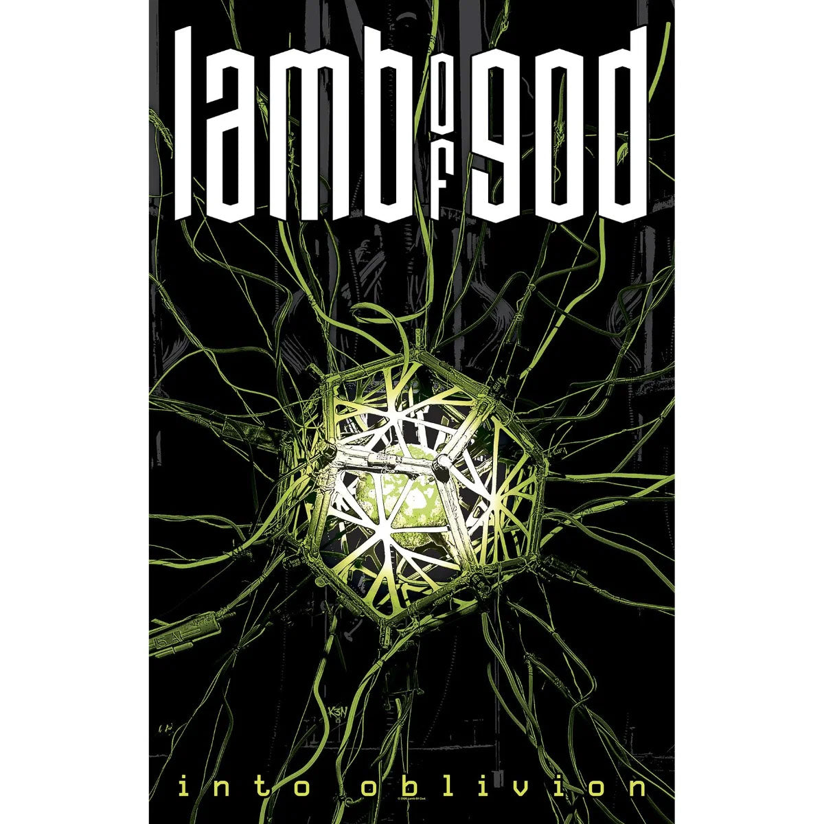 Een foto van een Lamb Of God Poster