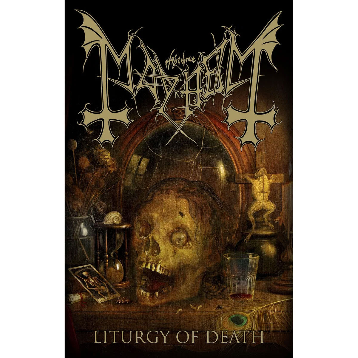 Een foto van een Mayhem Poster