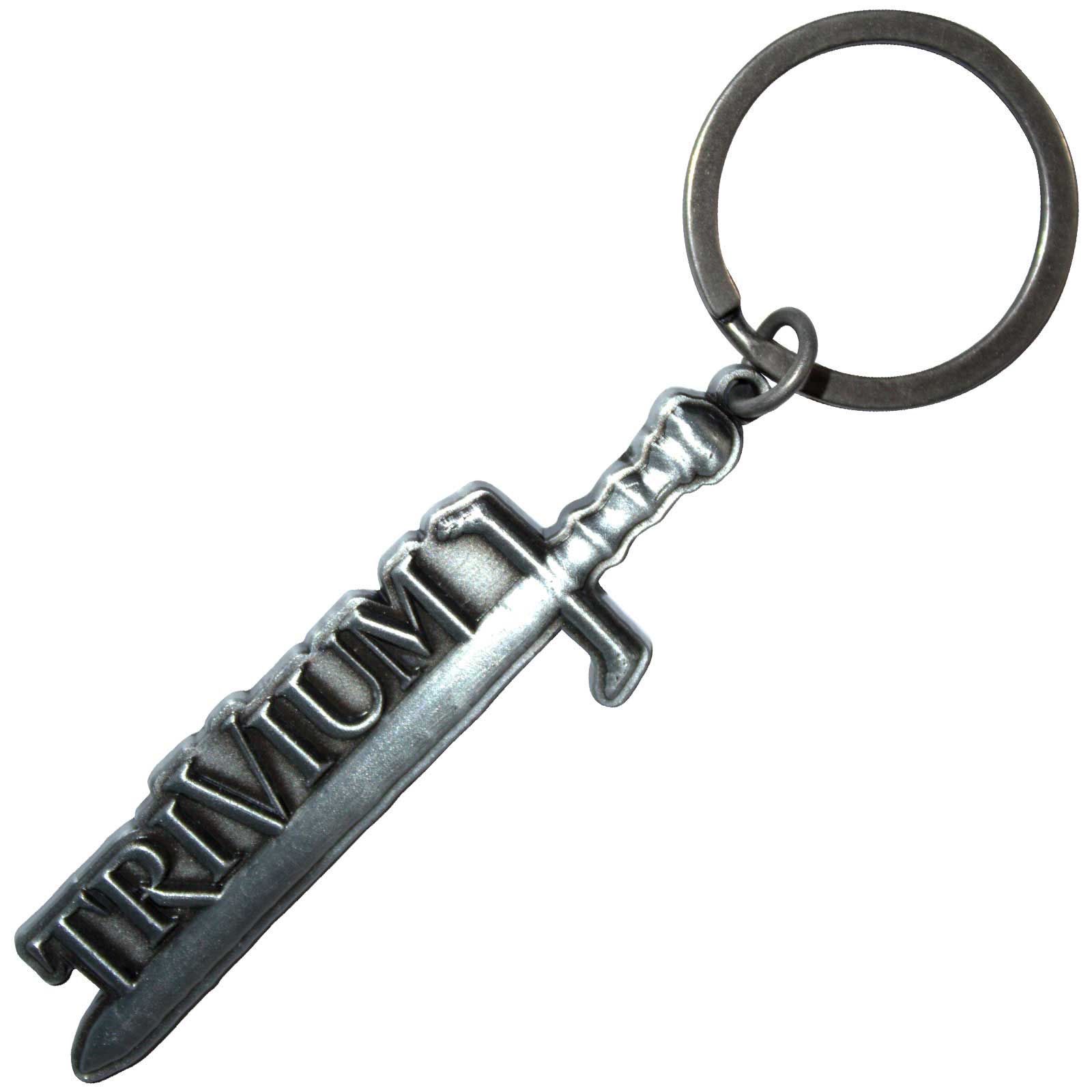 Een foto van een Trivium Sleutelhanger