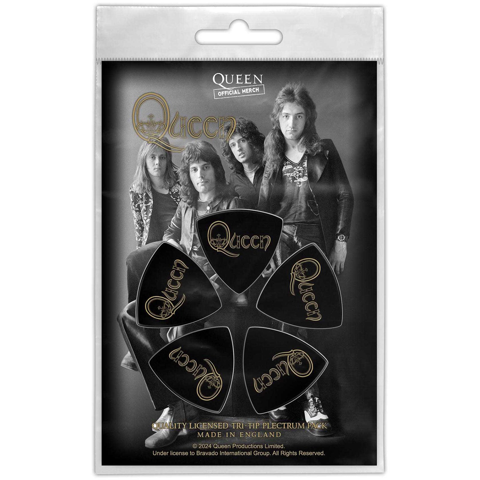 Een foto van een Queen Plectrum