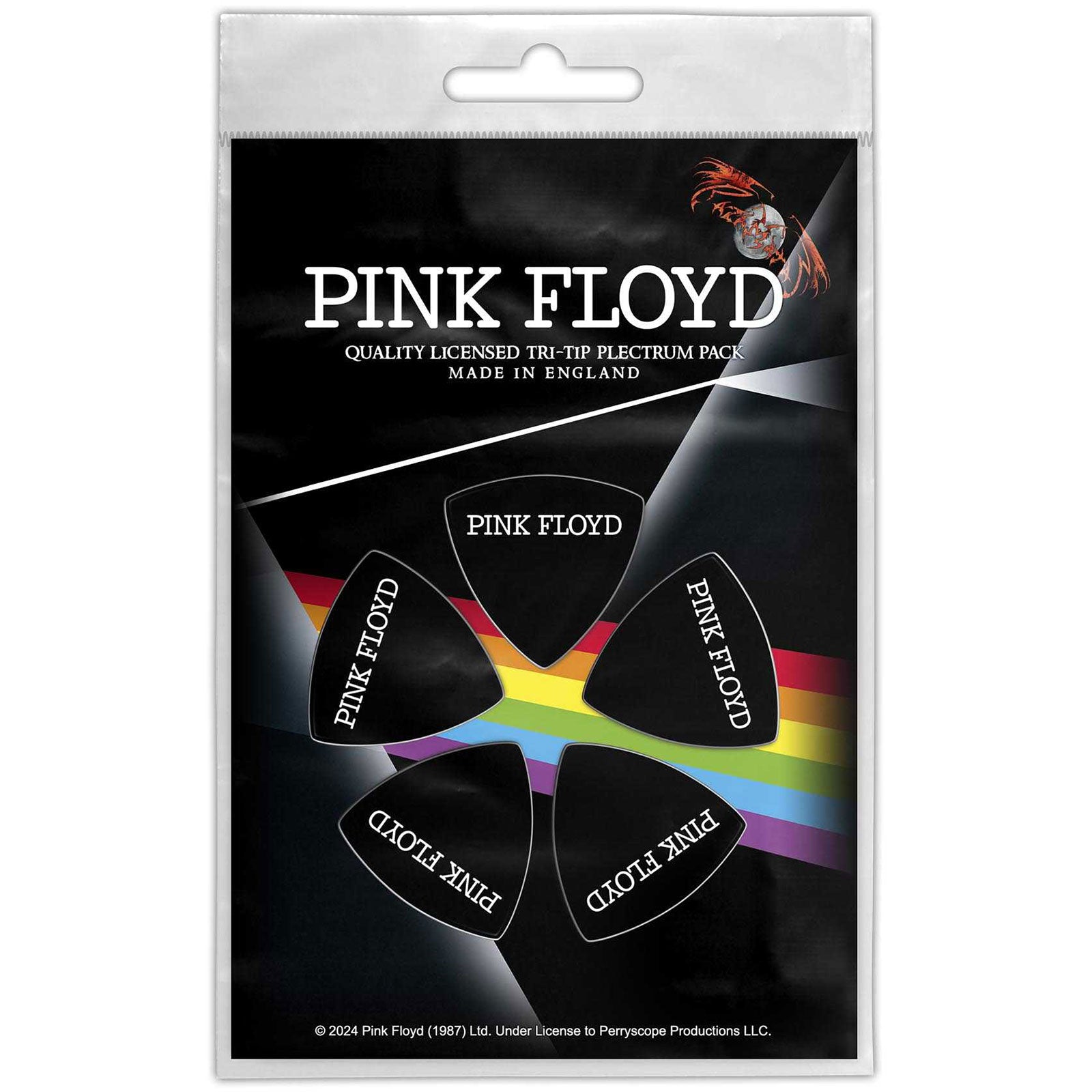 Een foto van een Pink Floyd Plectrum