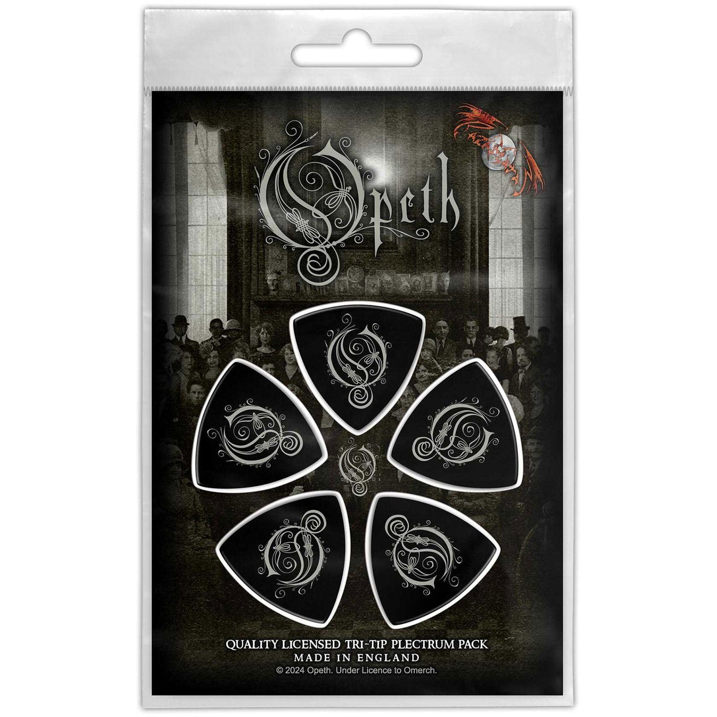 Een foto van een Opeth Plectrum