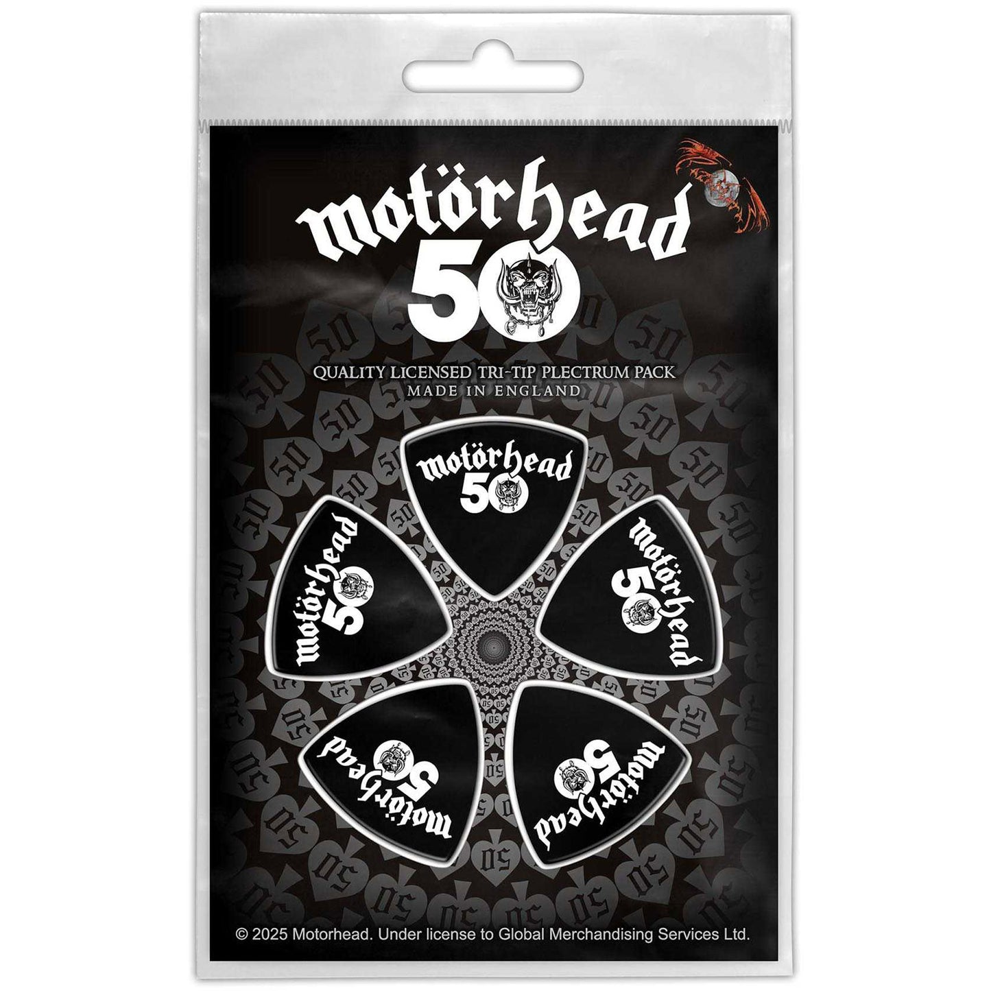 Een foto van een Motorhead Plectrum
