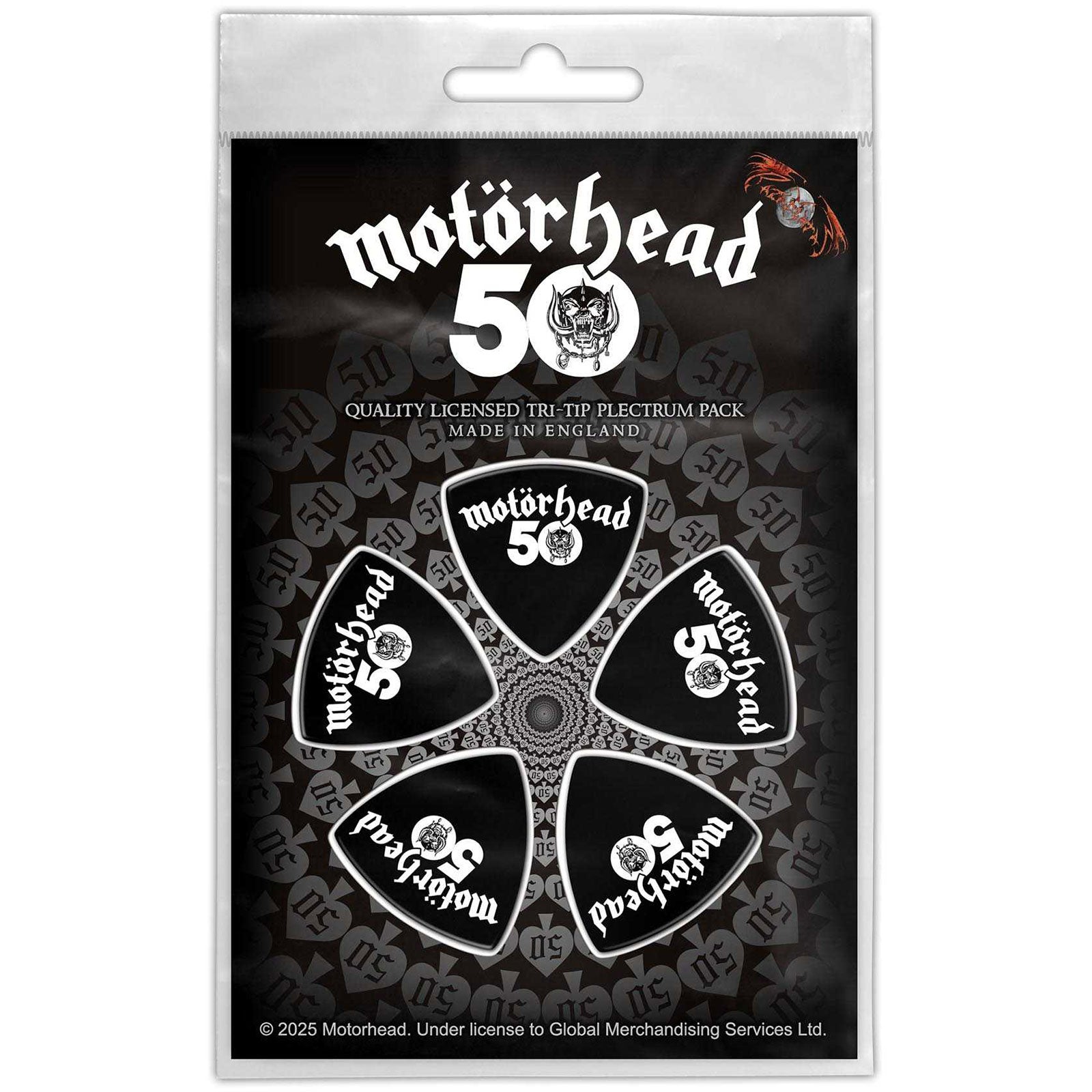 Een foto van een Motorhead Plectrum