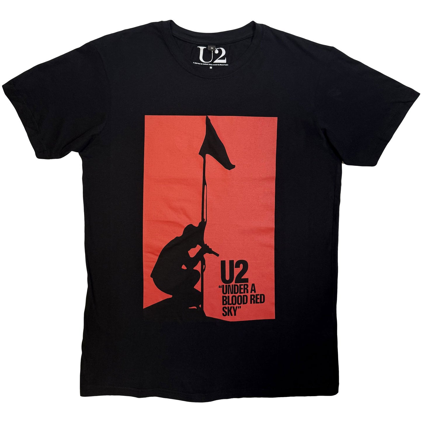 Een foto van een U2 T-Shirt
