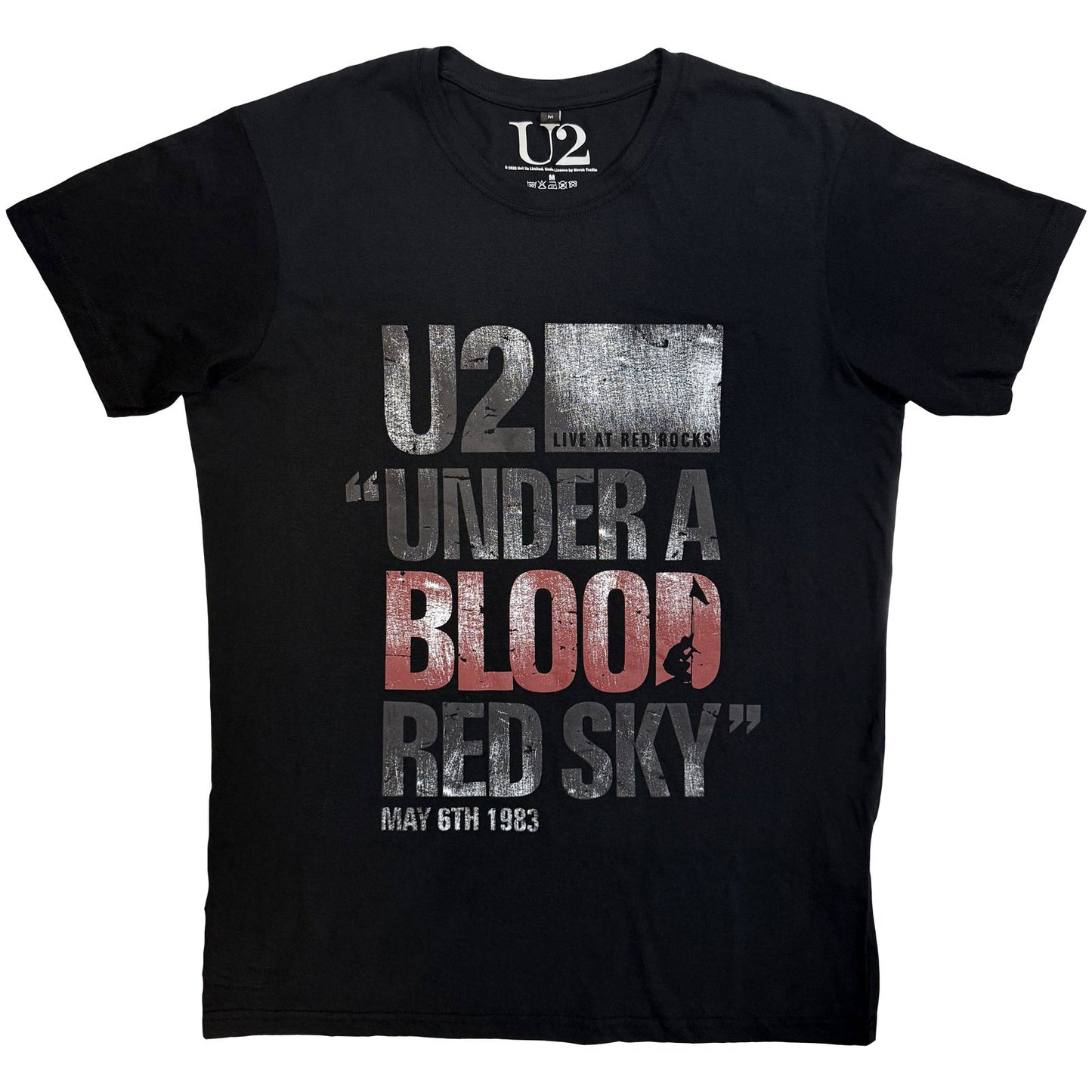 Een foto van een U2 T-Shirt